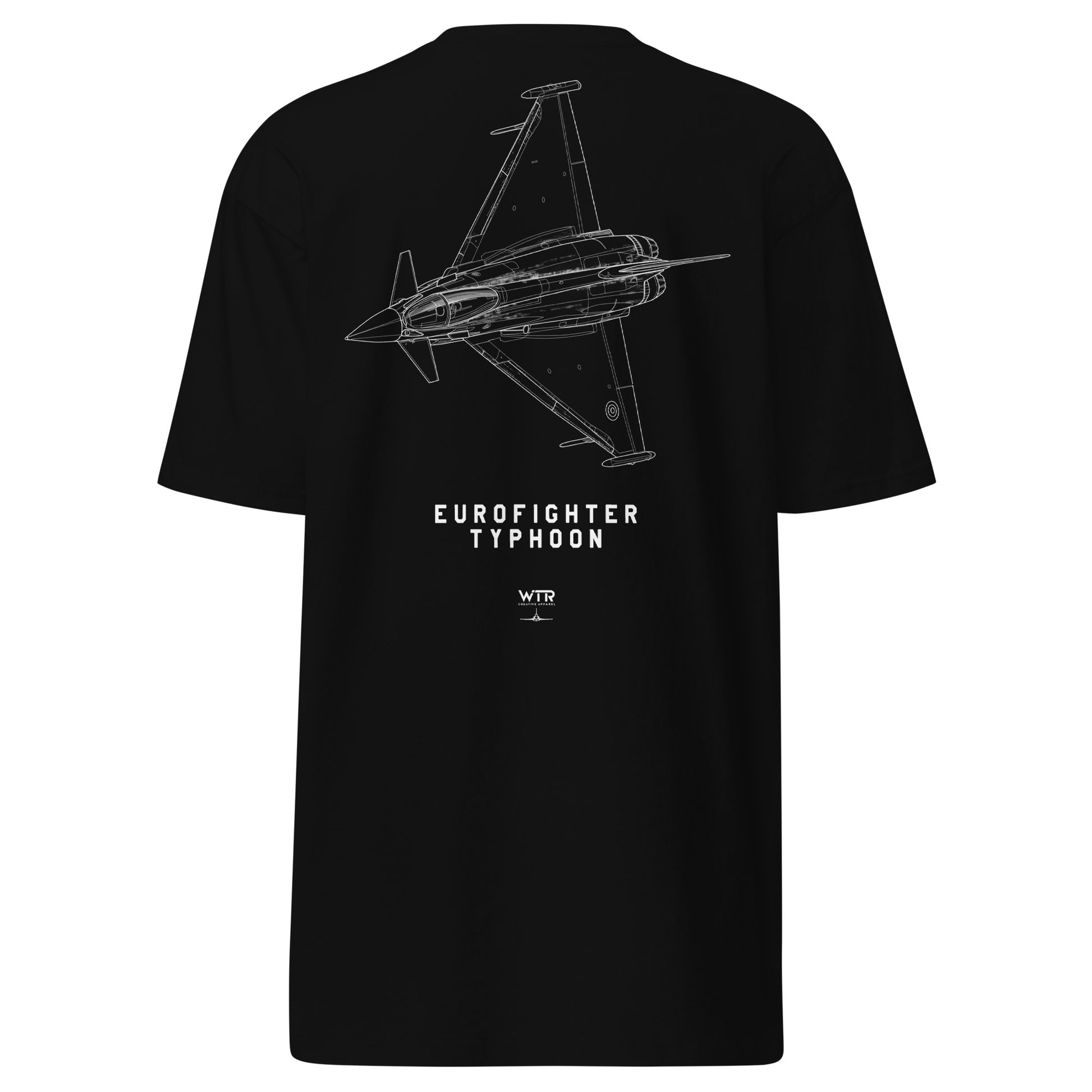 Eurofighter Typhoon EF2000 Mach Loop Special Edition Hand-Drawn Black T-Shirt