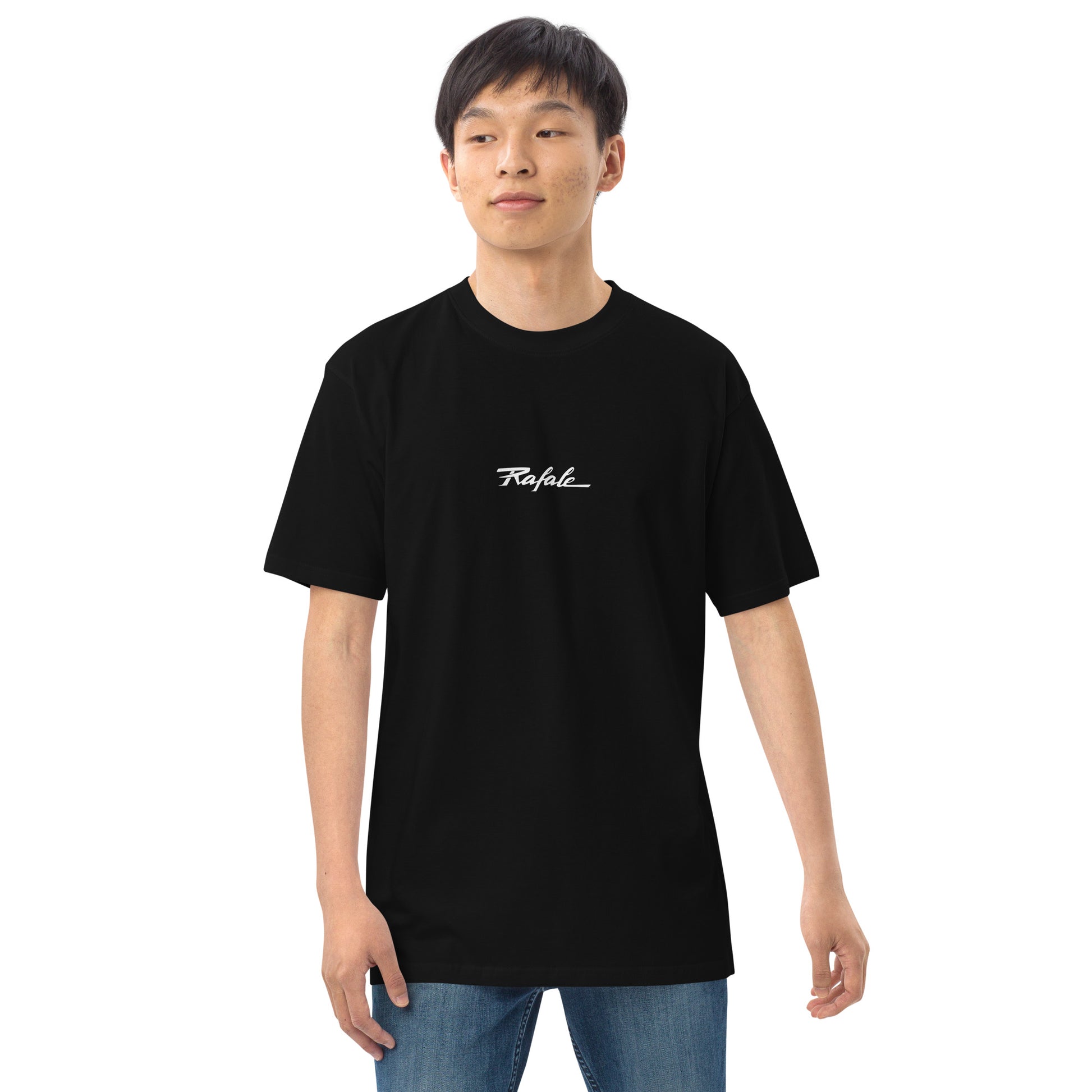 Dassault Rafale C Hand-Drawn Black T-Shirt