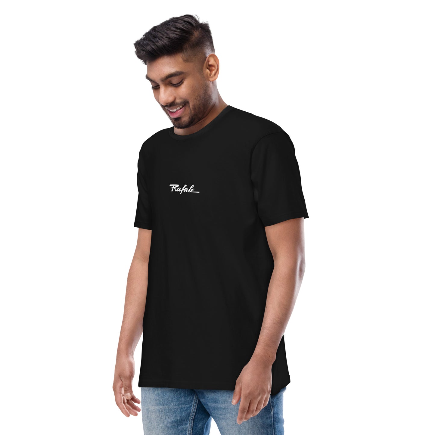 Dassault Rafale M Marine Nationale Hand-Drawn Black T-Shirt