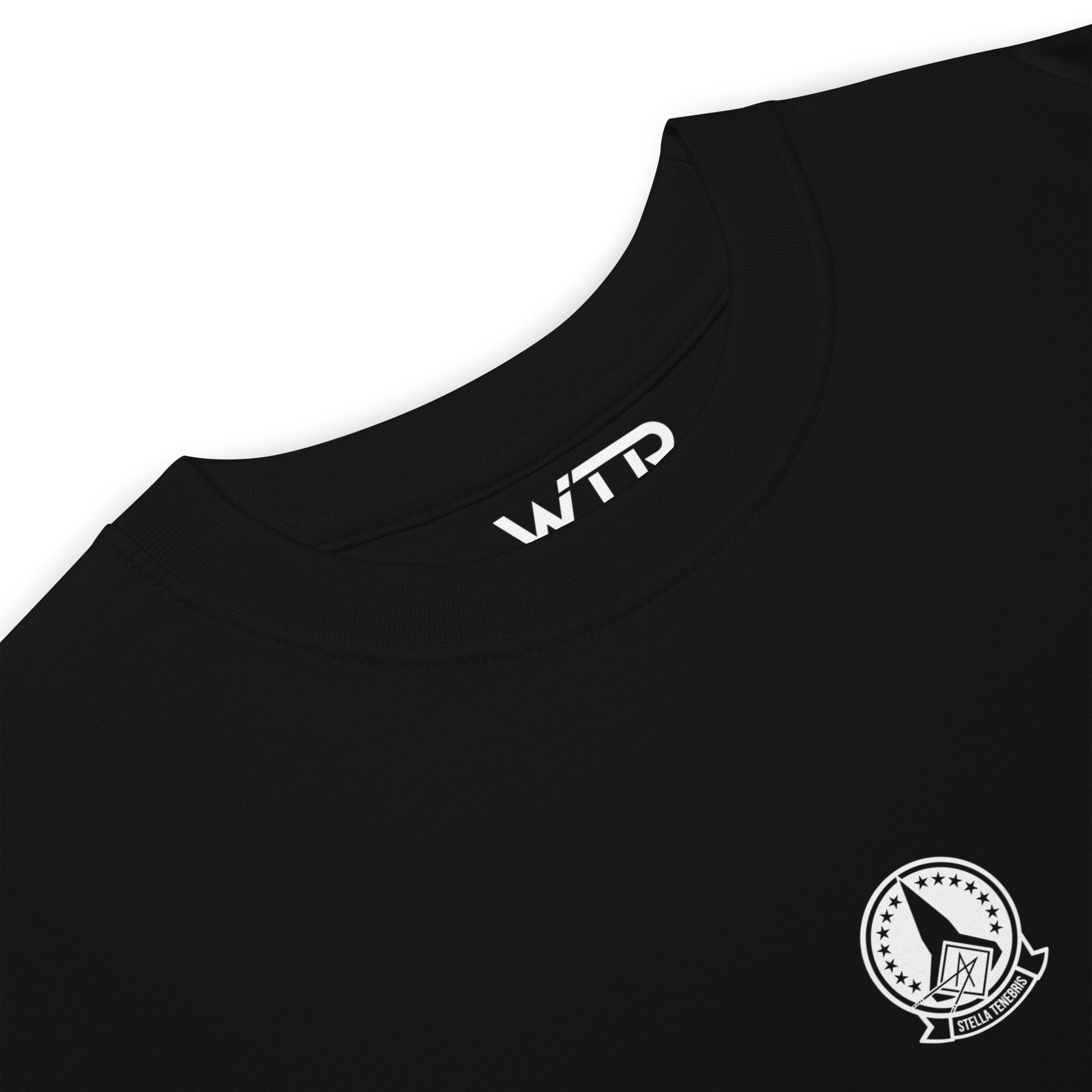 Lockheed Martin SR-72 Darkstar Hand-Drawn Black T-Shirt