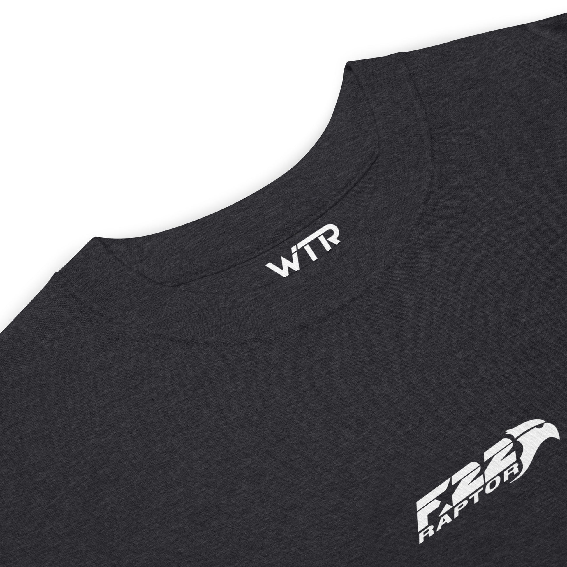 Lockheed Martin F-22 Raptor Hand-Drawn Charcoal T-Shirt