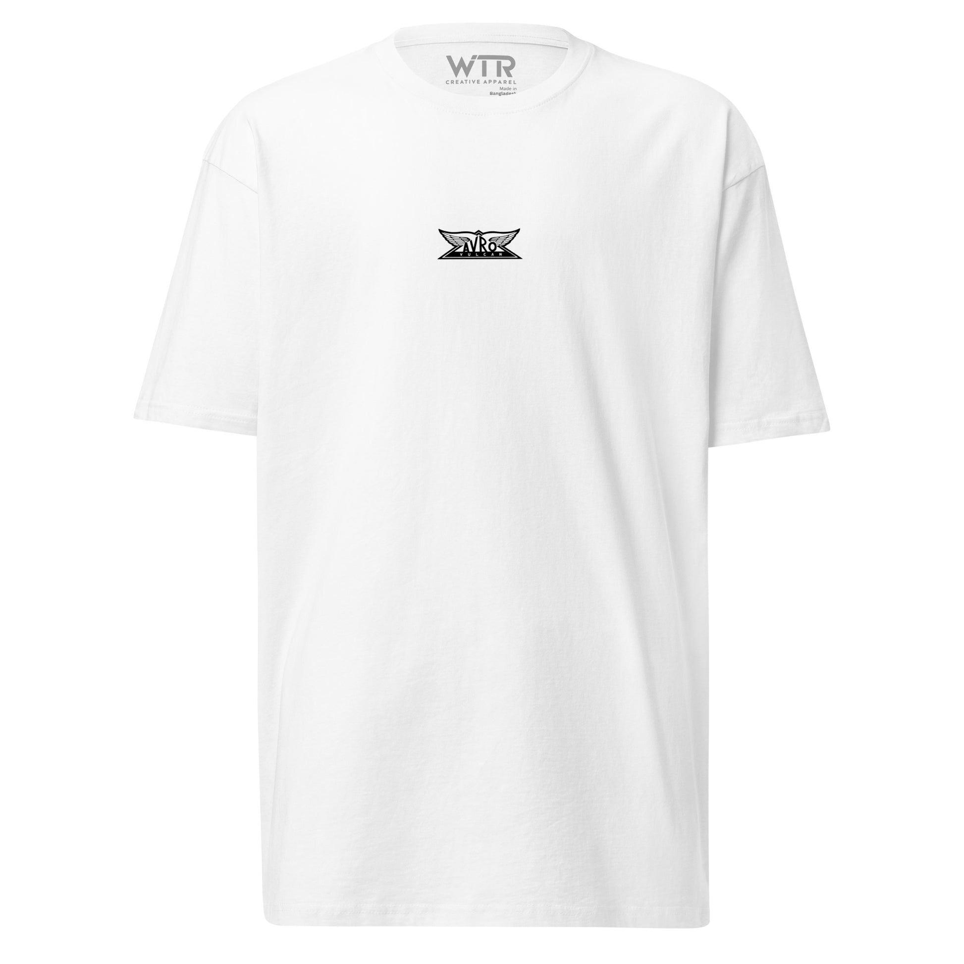 Avro Vulcan Bomber Hand-Drawn White T-Shirt
