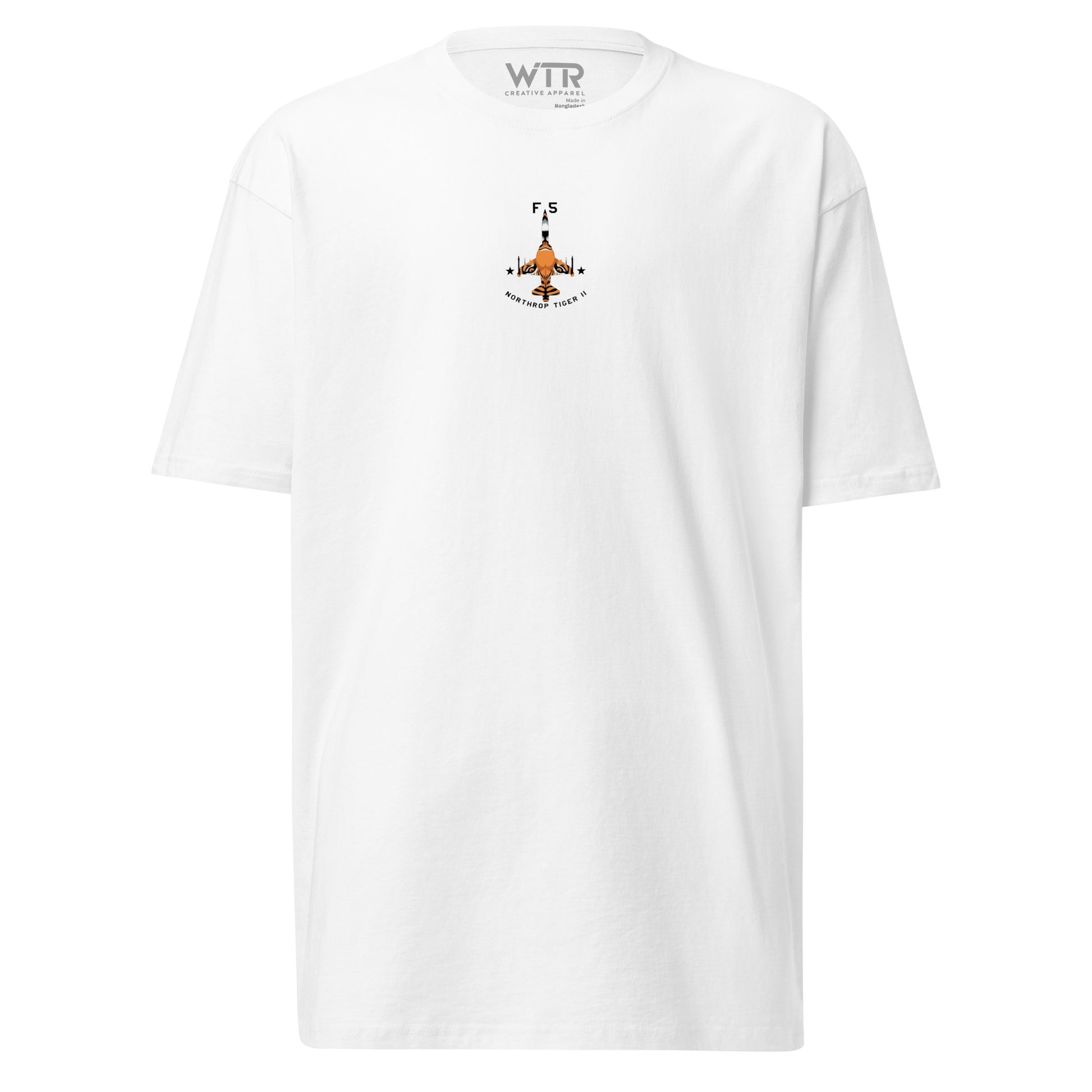 Northrop F-5E Tiger II Hand-Drawn White T-Shirt