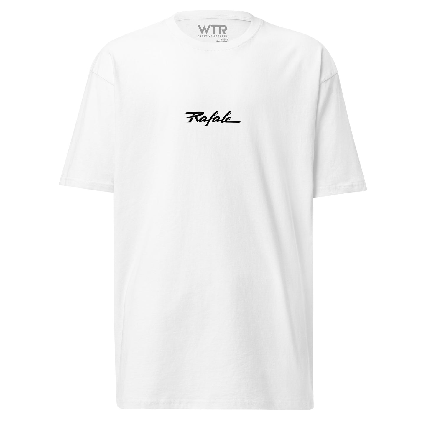 Dassault Rafale M Marine Nationale Hand-Drawn White T-Shirt