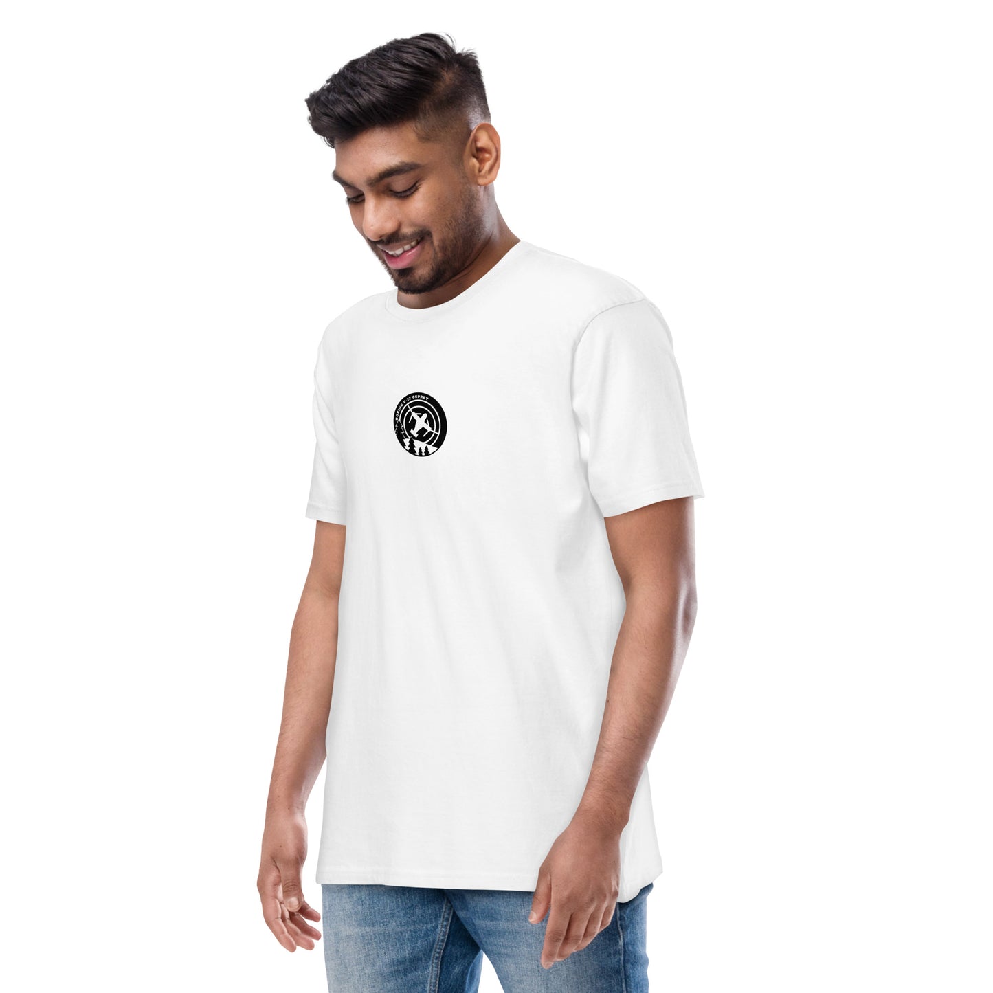 Bell Boeing MV-22 Osprey Tiltrotor Hand-Drawn Schematic White T-Shirt