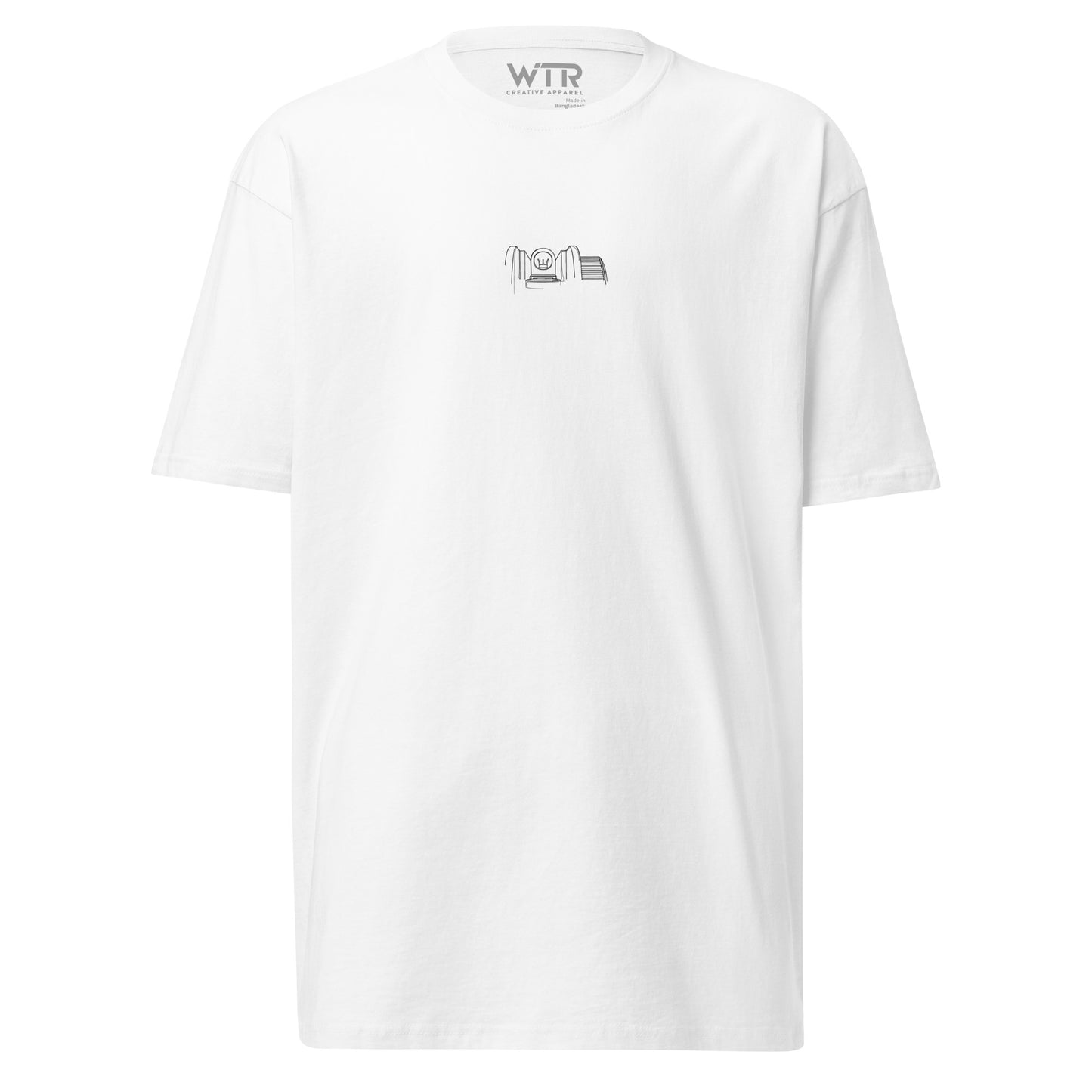 Colt M4A1 5.56 NATO Rifle US Infantry Hand-Drawn Schematic White T-Shirt
