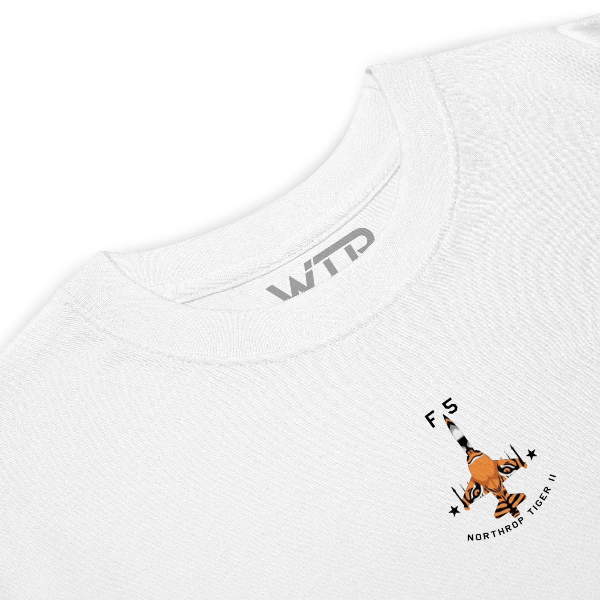 Northrop F-5E Tiger II Hand-Drawn White T-Shirt