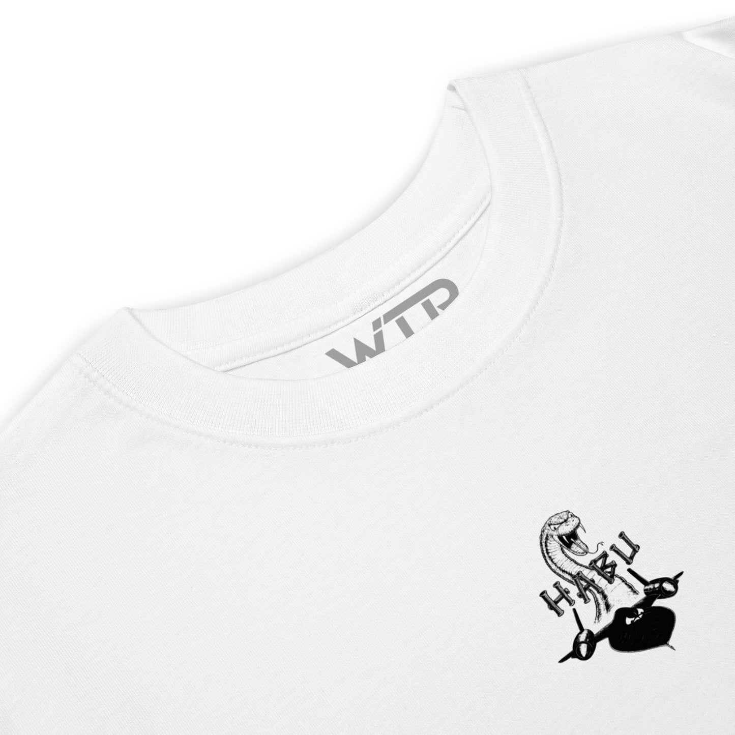 Lockheed Martin SR-71 Blackbird Hand-Drawn White T-Shirt