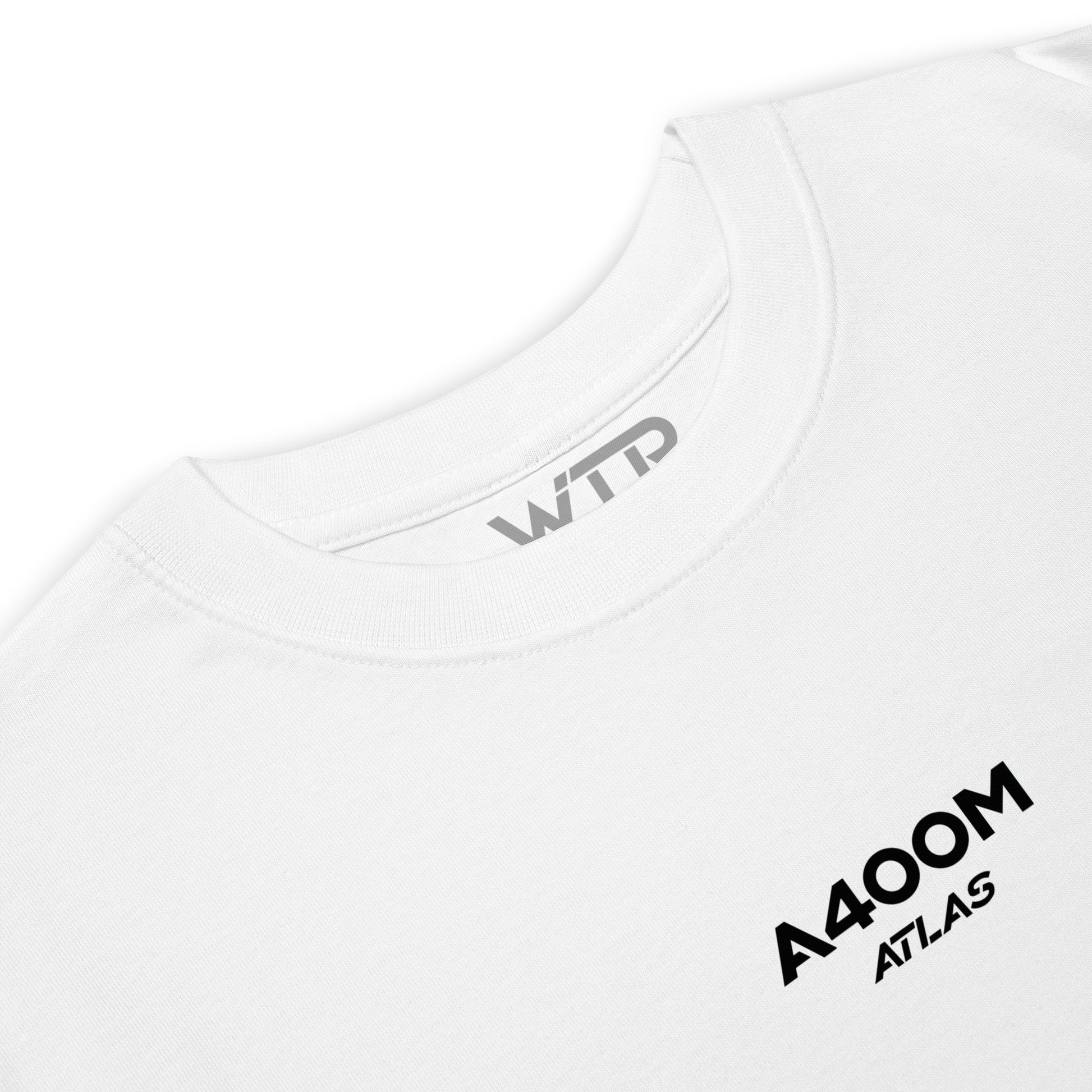 Airbus A400M Atlas Heavy Transport Hand-Drawn Schematic White T-Shirt