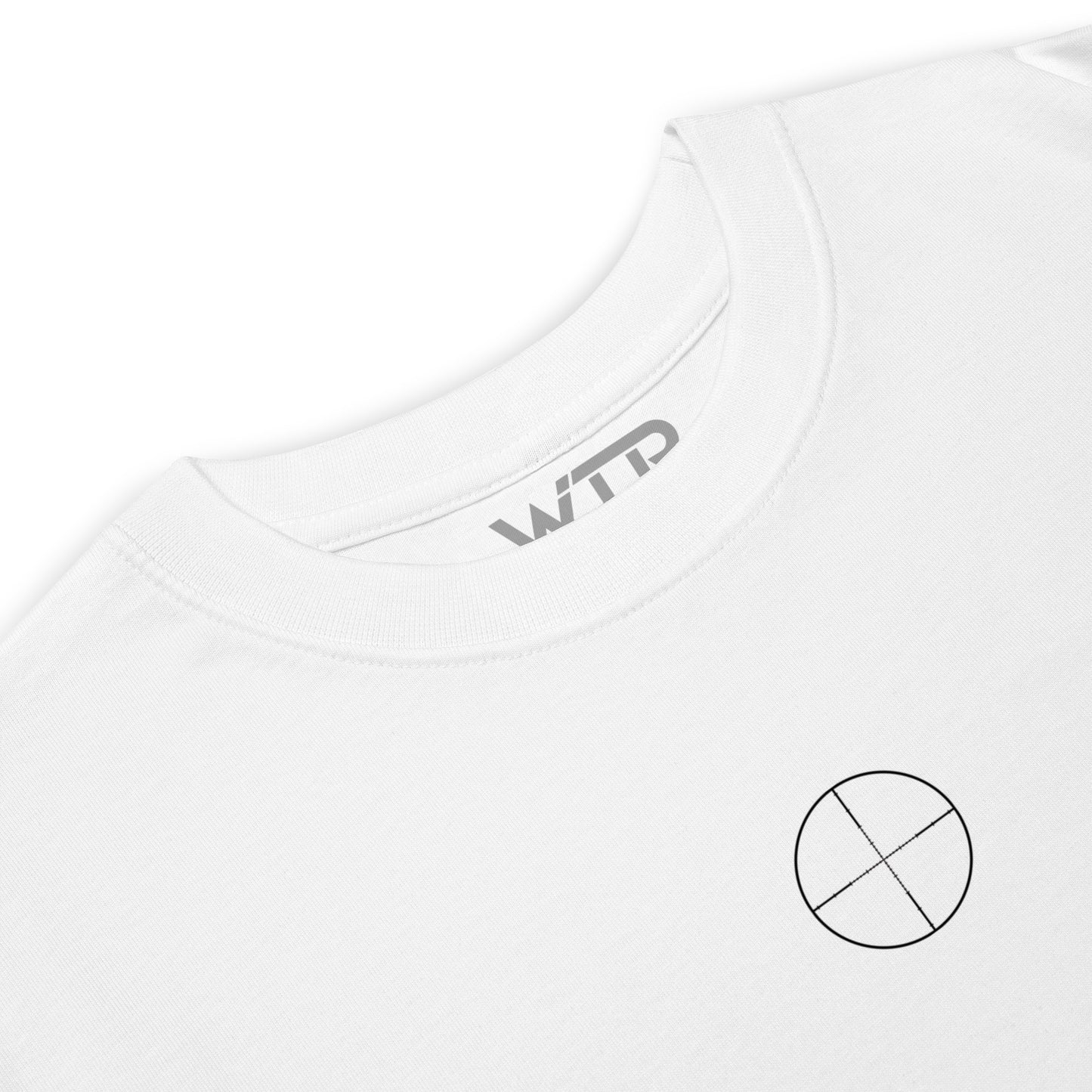 Barrett M82A1 .50 BMG Hand-Drawn Schematic Heavyweight White T-Shirt