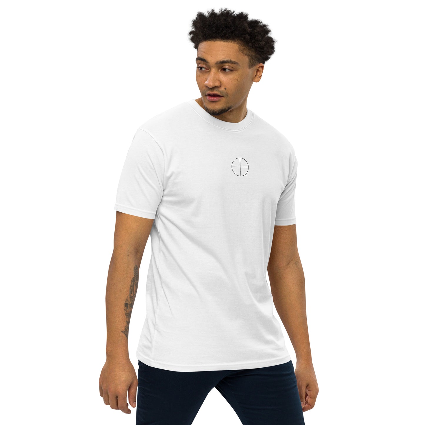 Barrett M82A1 .50 BMG Hand-Drawn Schematic Heavyweight White T-Shirt