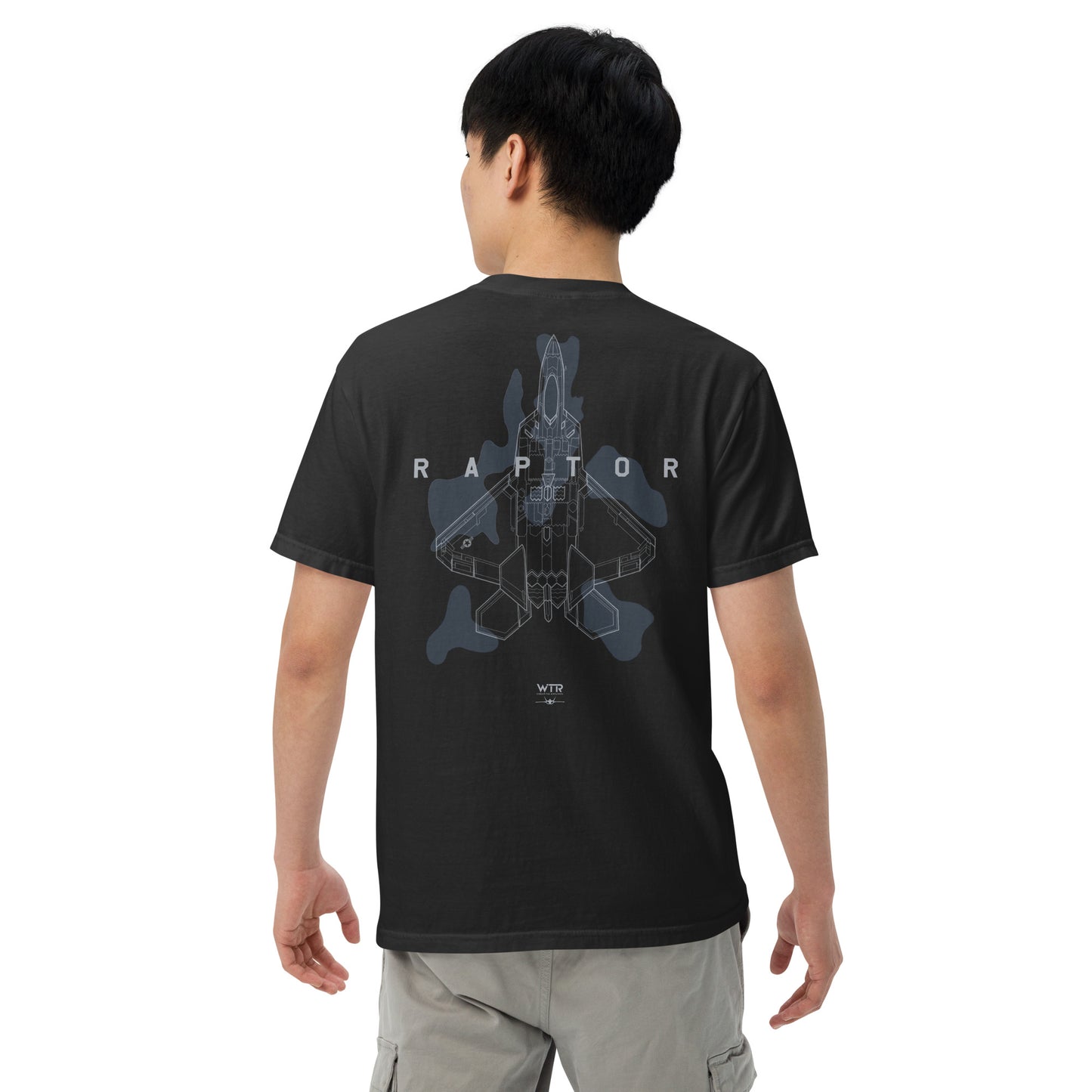 Lockheed Martin F-22 Raptor - Camo Schematic Study - Standard Black T-shirt