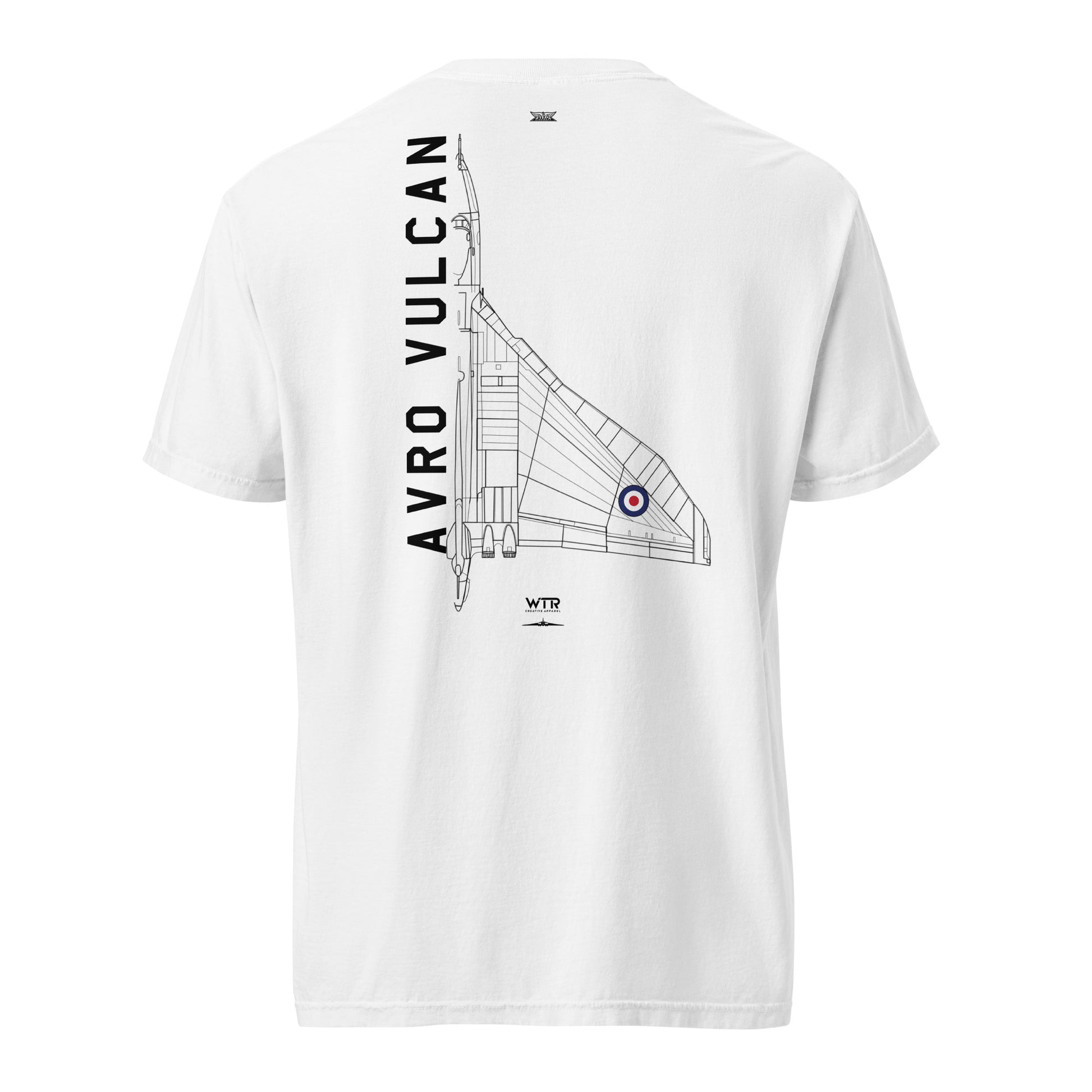 Avro Vulcan Nuclear Strategic Bomber Schematic Standard White T-Shirt