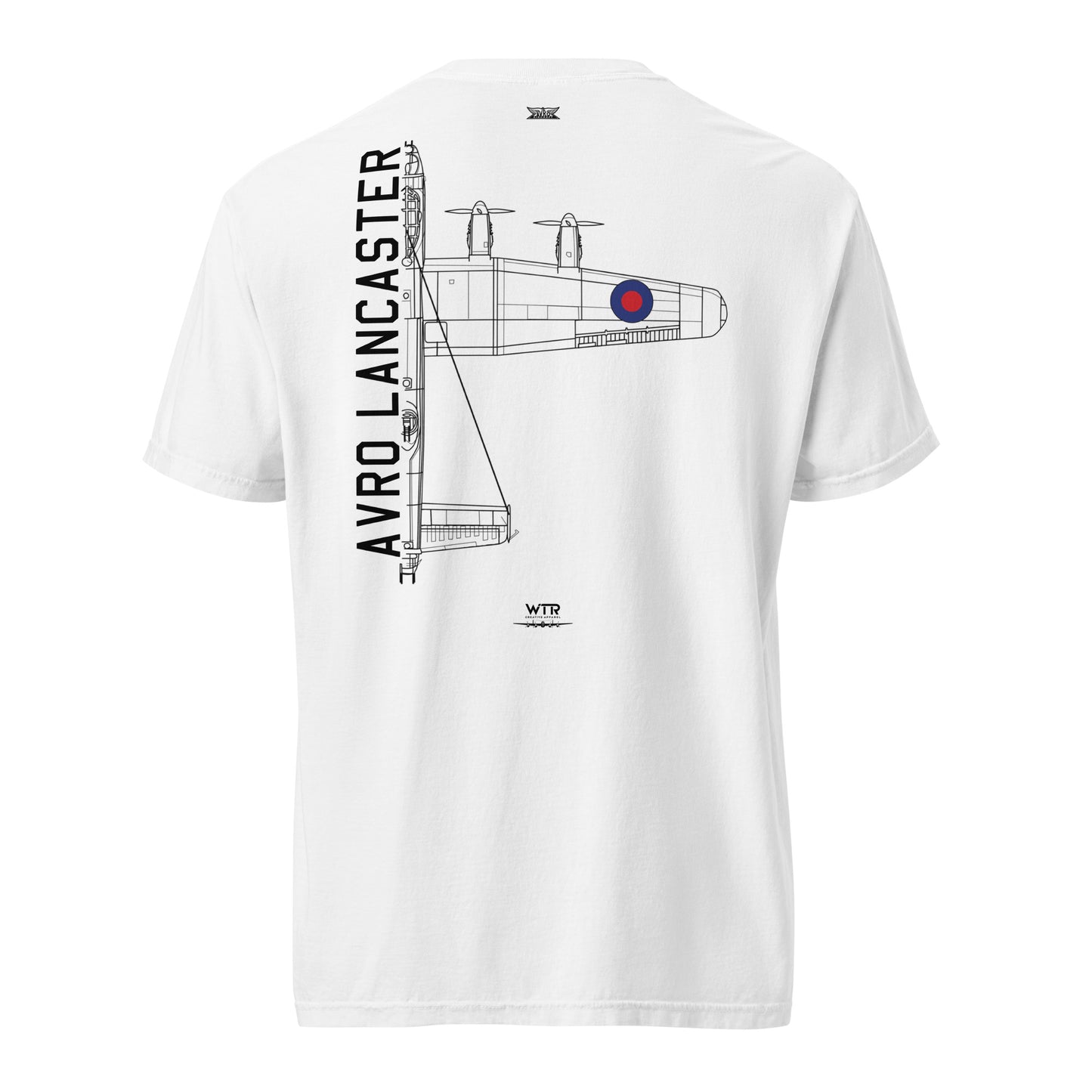 Avro Lancaster WW2 617 Squadron Dambuster Hand-Drawn Standard White T-Shirt