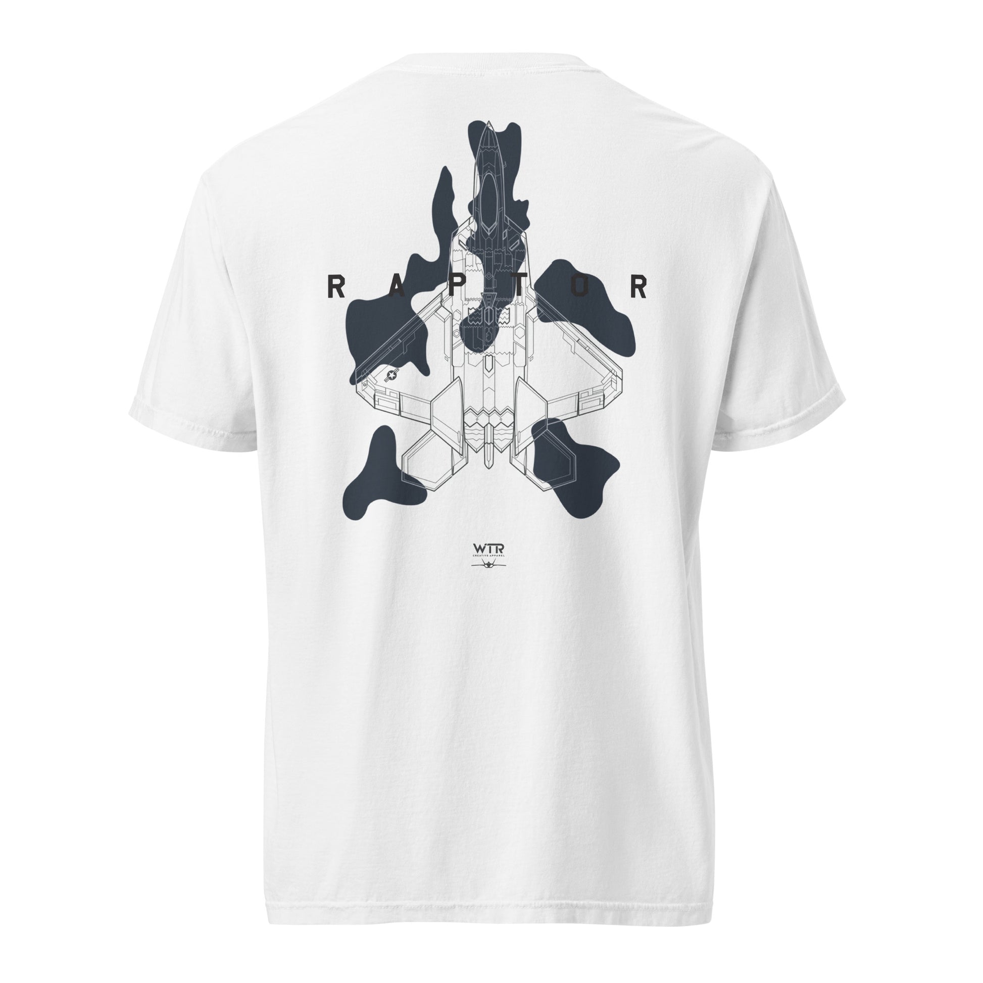 Lockheed Martin F-22 Raptor - Camo Schematic Study - Standard White T-shirt