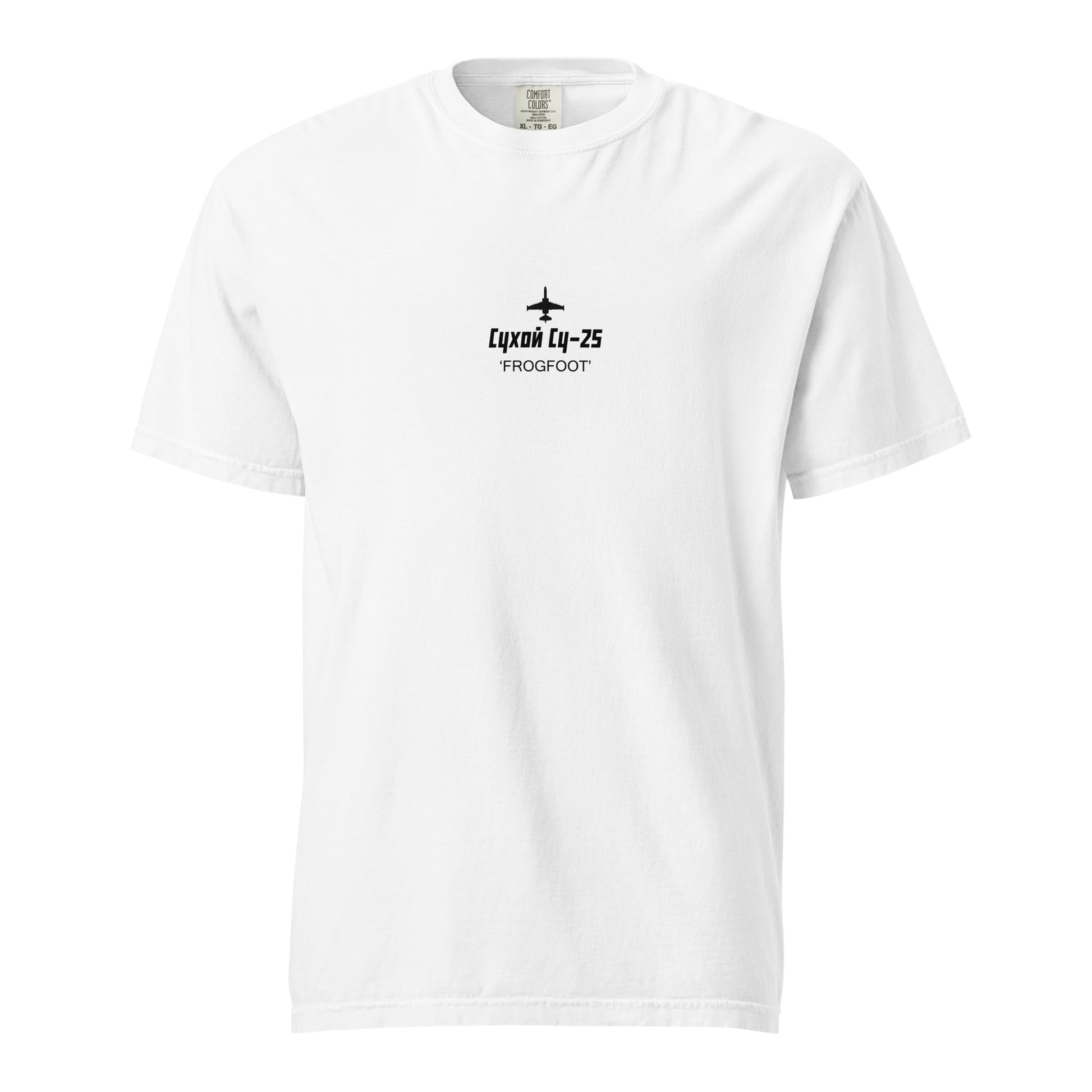 Sukhoi Su-25 Grach Frogfoot Schematic Standard White T-Shirt