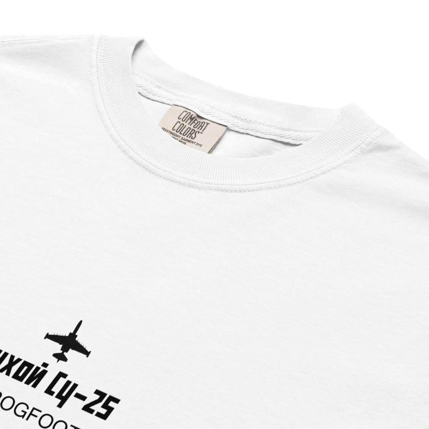 Sukhoi Su-25 Grach Frogfoot Schematic Standard White T-Shirt
