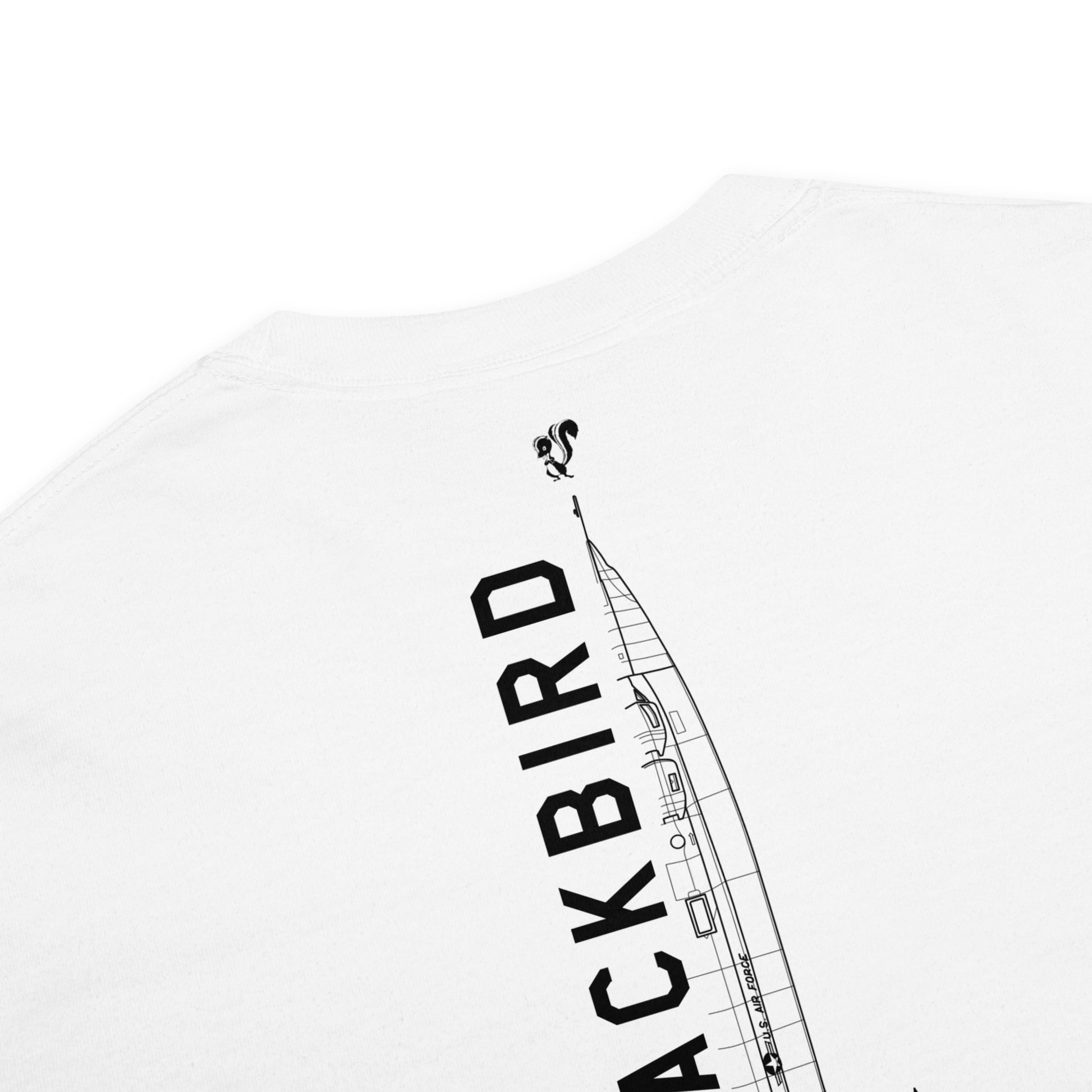 Lockheed Martin SR-71 Habu Blackbird Schematic Standard White T-Shirt