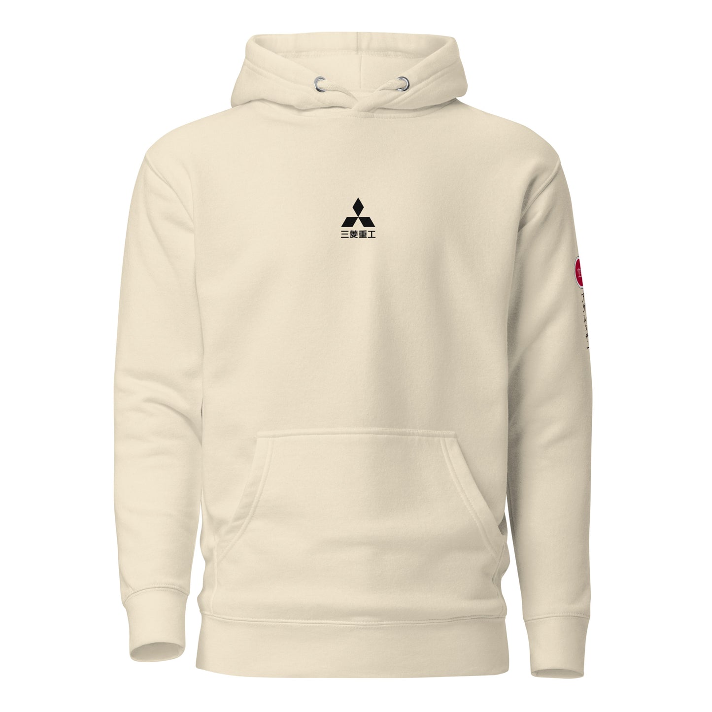 Hand-drawn schematic of the Mitsubishi F-15DJ Eagle Aggressor Minokasago Lionfish camouflage livery printed on a unisex hoodie.