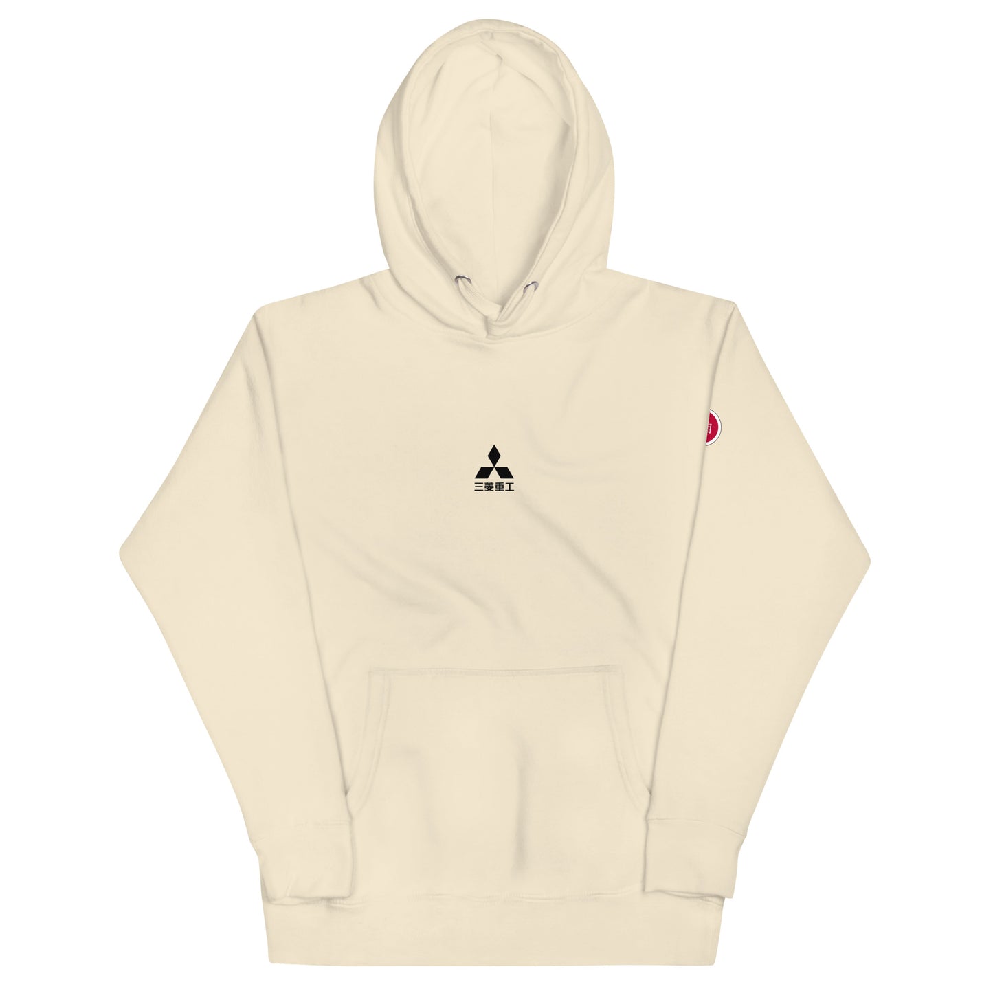 Hand-drawn schematic of the Mitsubishi F-15DJ Eagle 23rd Fighter Squadron 10th Anniversary Flame Edition livery on a unisex hoodie.