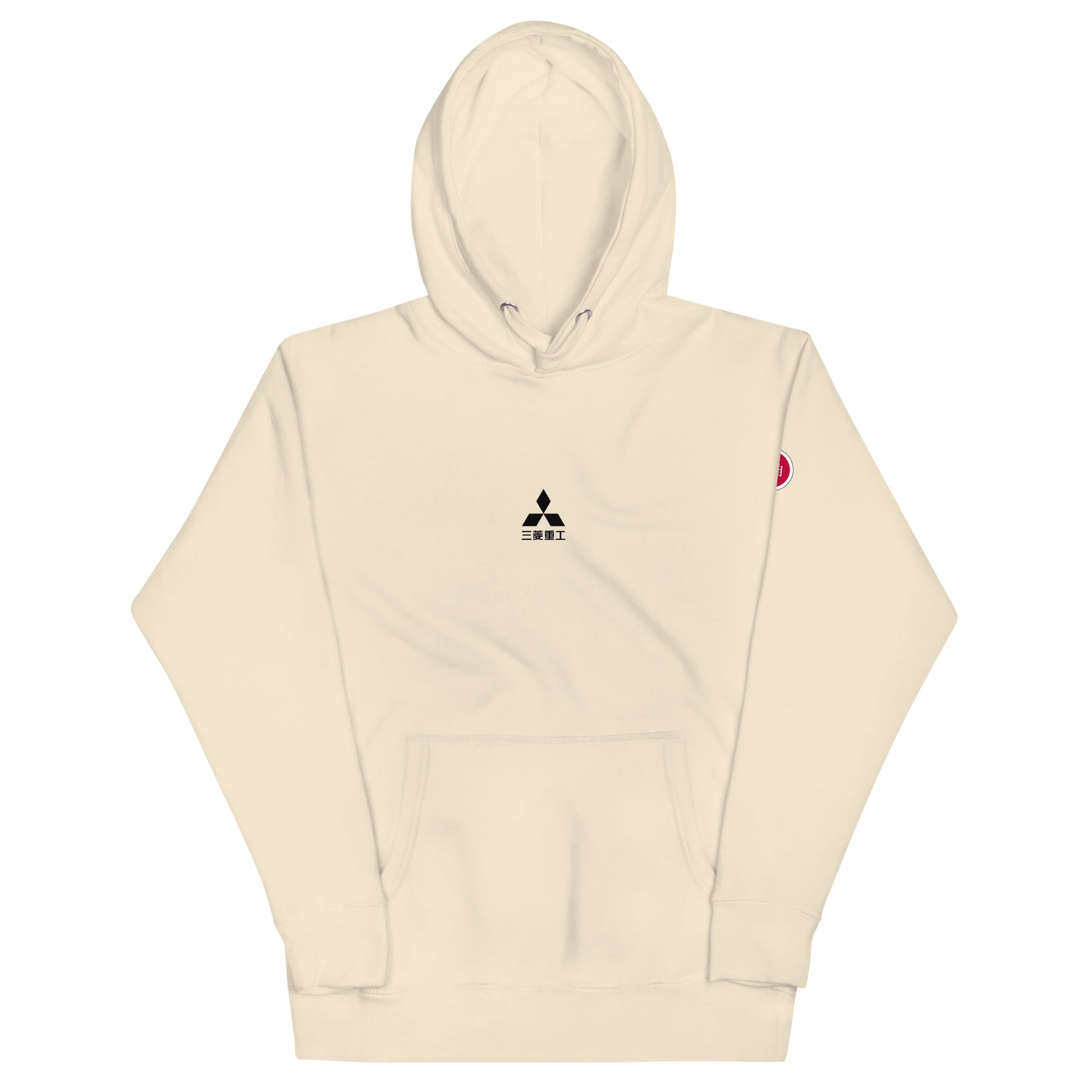 Hand-drawn schematic of the Mitsubishi F-15DJ Eagle 23rd Fighter Squadron 10th Anniversary Flame Edition livery on a unisex hoodie.