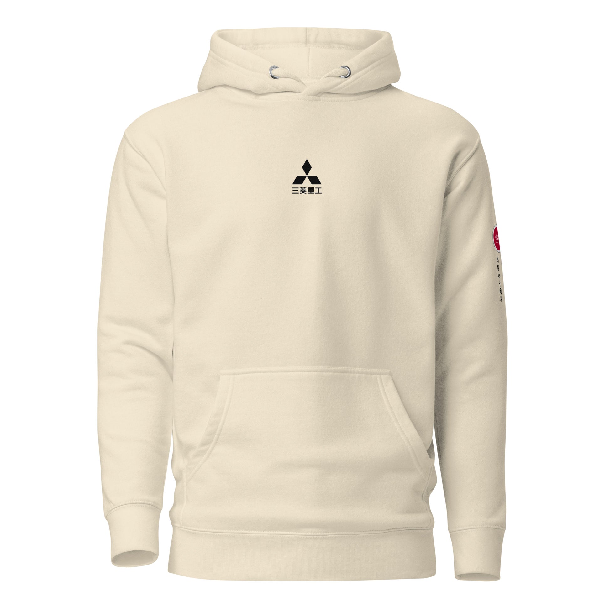 Hand-drawn schematic of the Mitsubishi F-15J Eagle 305th Tactical Fighter Squadron 50 Years Anniversary livery on a unisex hoodie.