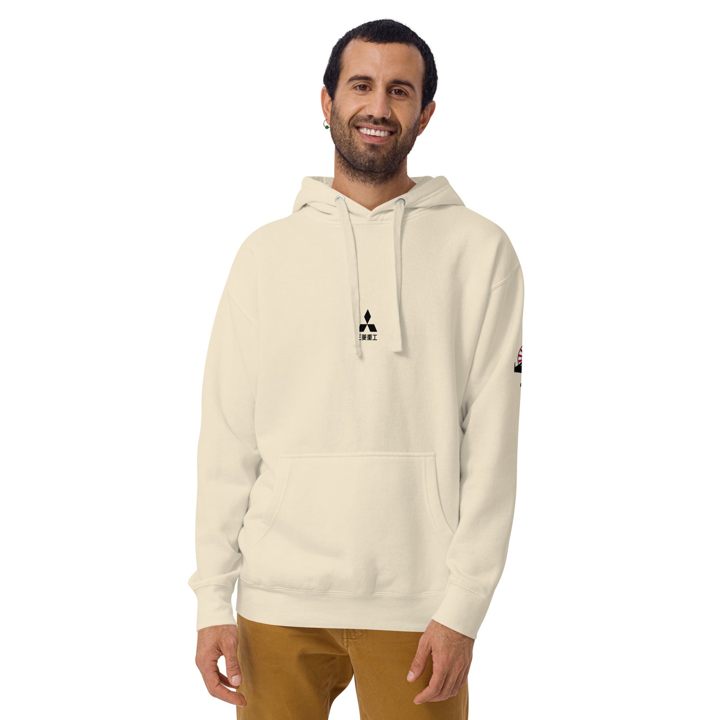 Hand-drawn schematic of the Mitsubishi F-2A Viper Zero Yatagarasu 60th Anniversary 6th Fighter Squadron livery on a unisex hoodie.