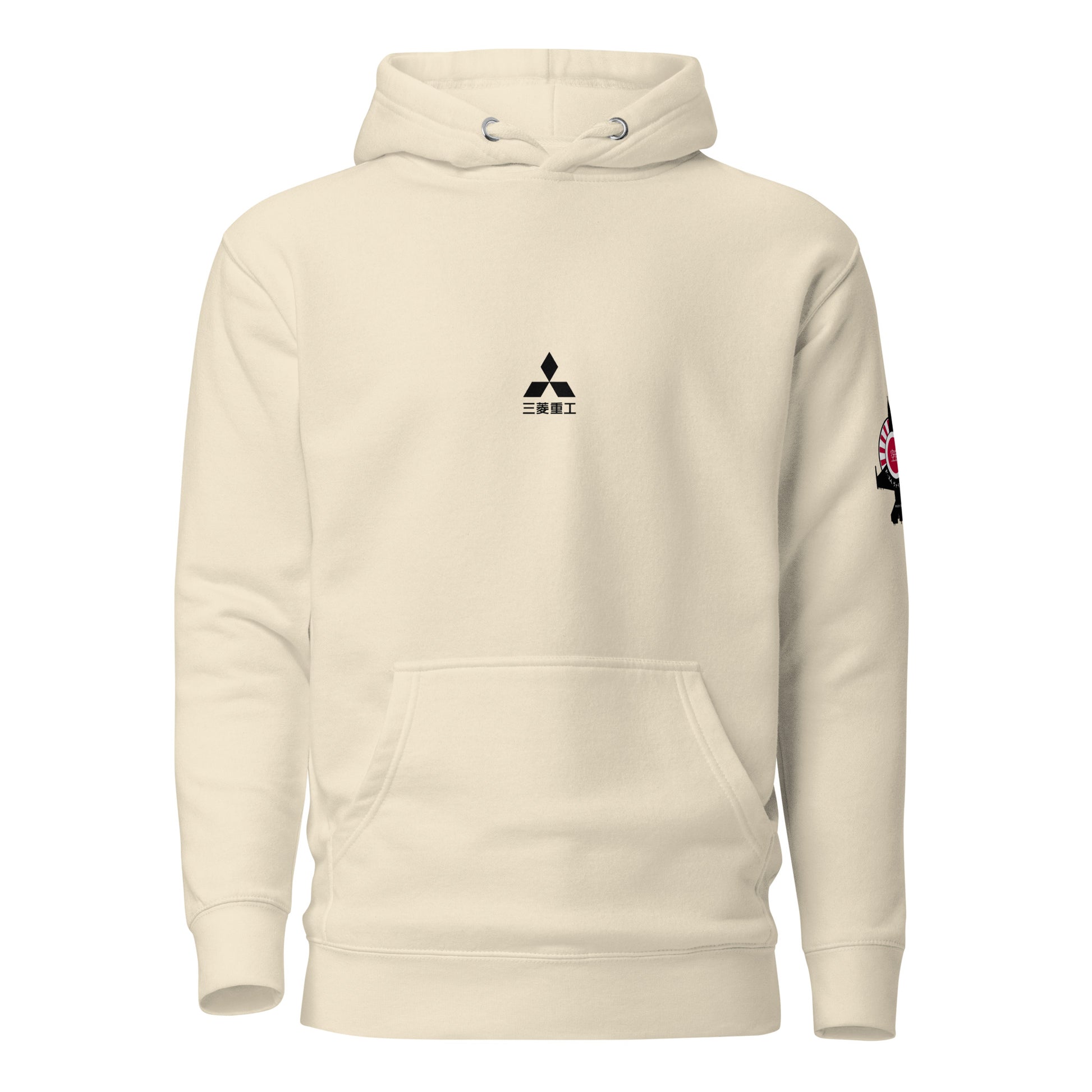 Hand-drawn schematic of the Mitsubishi F-2A Viper Zero Yatagarasu 60th Anniversary 6th Fighter Squadron livery on a unisex hoodie.