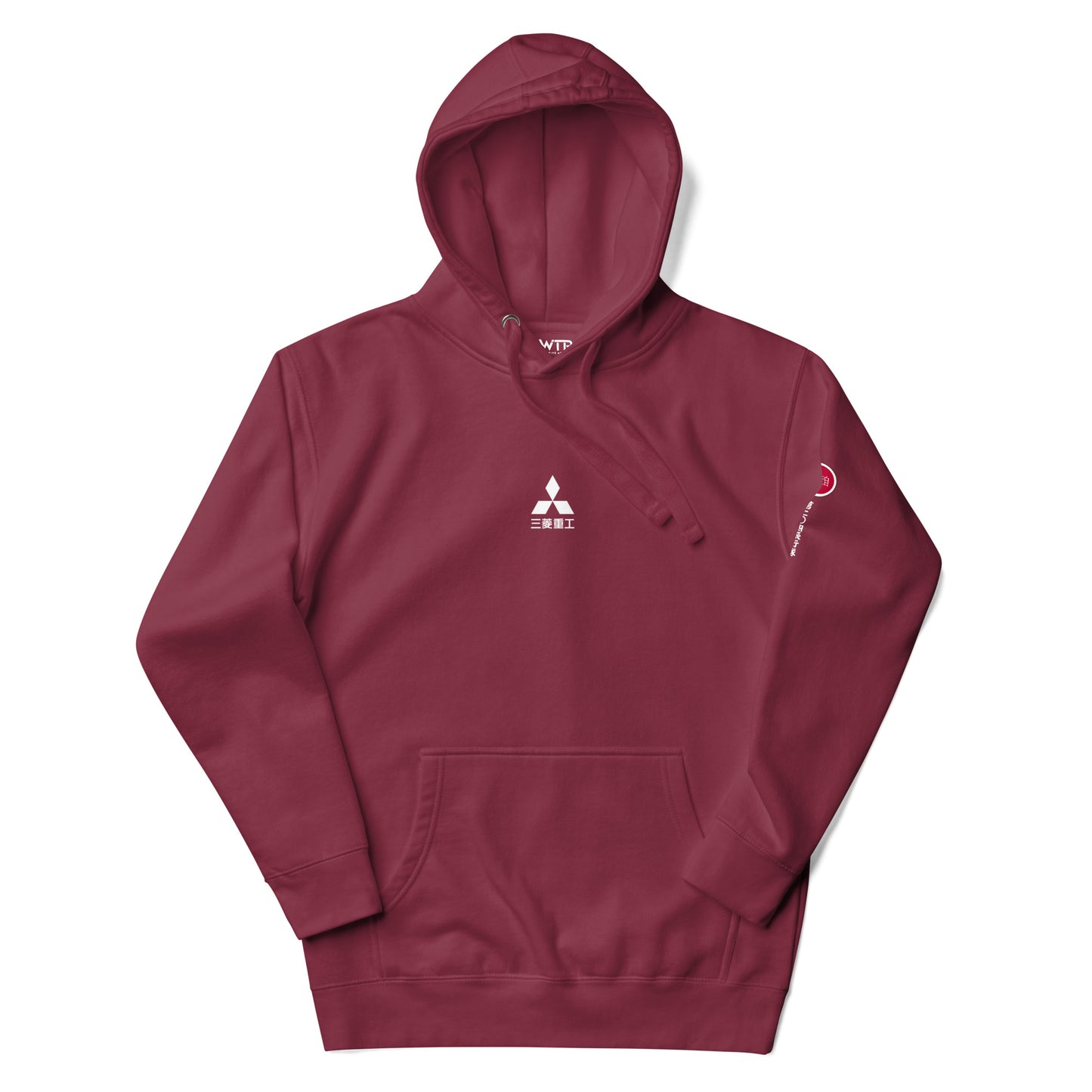 Hand-drawn schematic of the Mitsubishi F-15J Eagle 204th Tactical Fighter Squadron 2024 Churashima Air Fiesta livery on a hoodie.