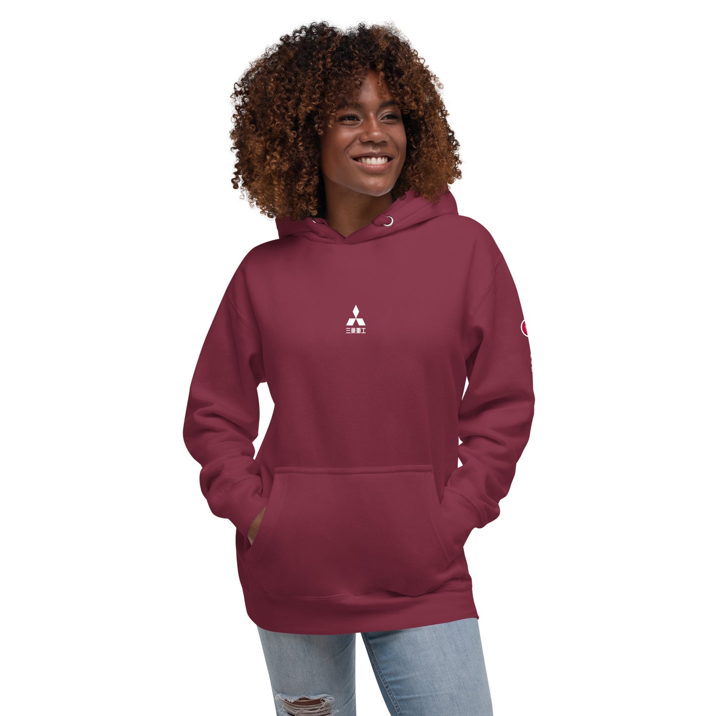 Hand-drawn schematic of the Mitsubishi F-15DJ Eagle 23rd Fighter Squadron 10th Anniversary Flame Edition livery on a unisex hoodie.