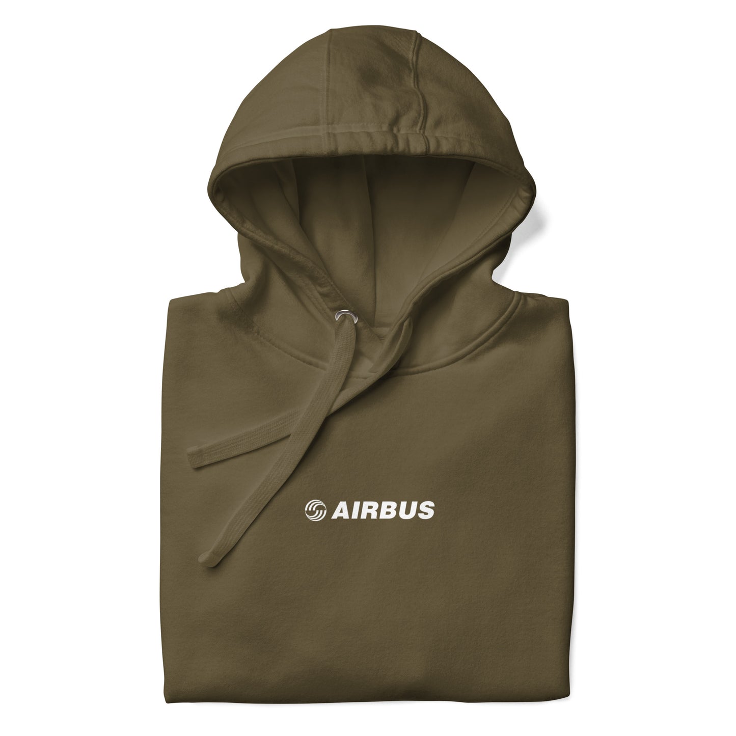 Hand-drawn schematic of the AIRBUS A380 SUPERJUMBO printed on a unisex hoodie.
