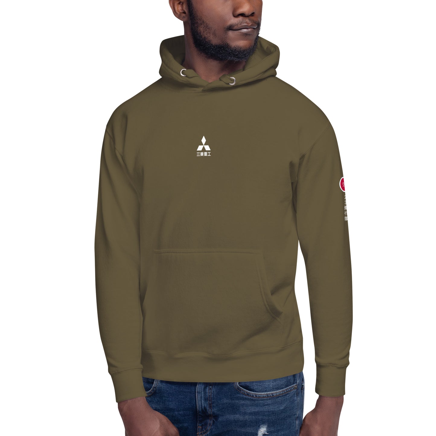 Hand-drawn schematic of the Mitsubishi F-15DJ Eagle 23rd Fighter Squadron 10th Anniversary Flame Edition livery on a unisex hoodie.