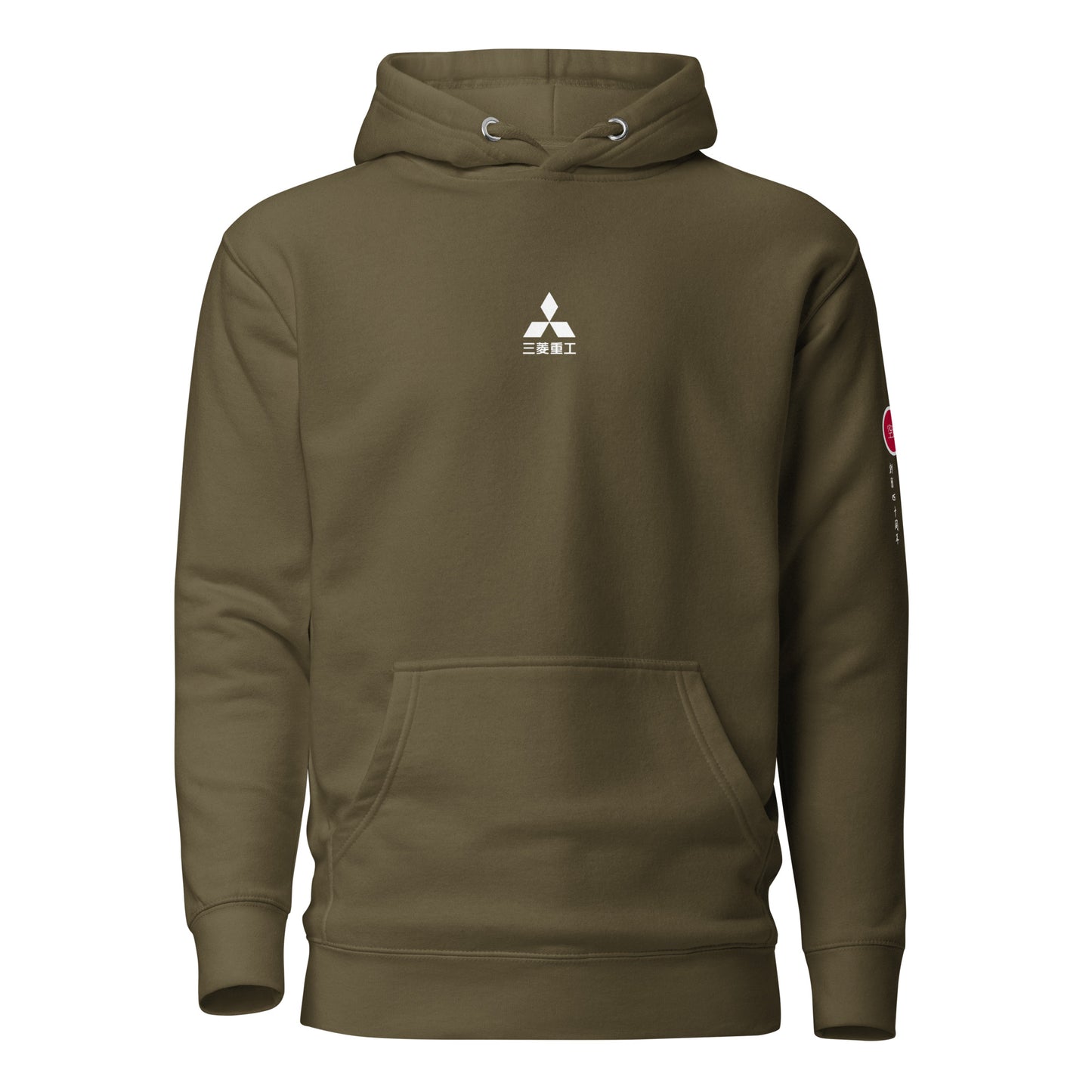 Hand-drawn schematic of the Mitsubishi F-15J Eagle 305th Tactical Fighter Squadron 50 Years Anniversary livery on a unisex hoodie.