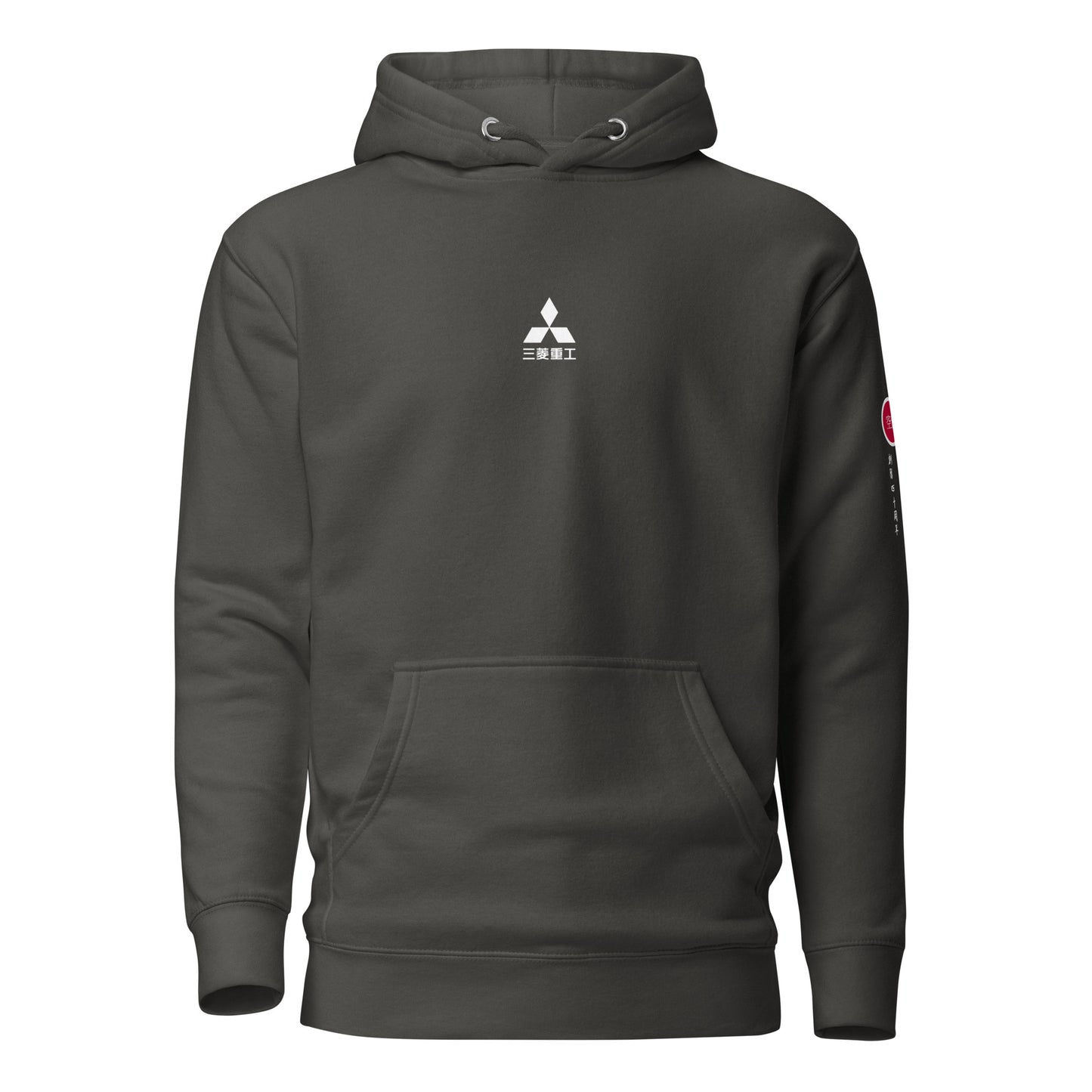 Hand-drawn schematic of the Mitsubishi F-15J Eagle 305th Tactical Fighter Squadron 40 Years Anniversary livery on a unisex hoodie.