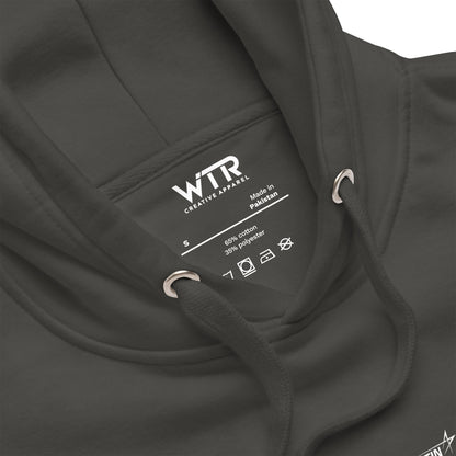 Hand-drawn schematic of the LOCKHEED MARTIN F-35C LIGHTNING II printed on a unisex hoodie.