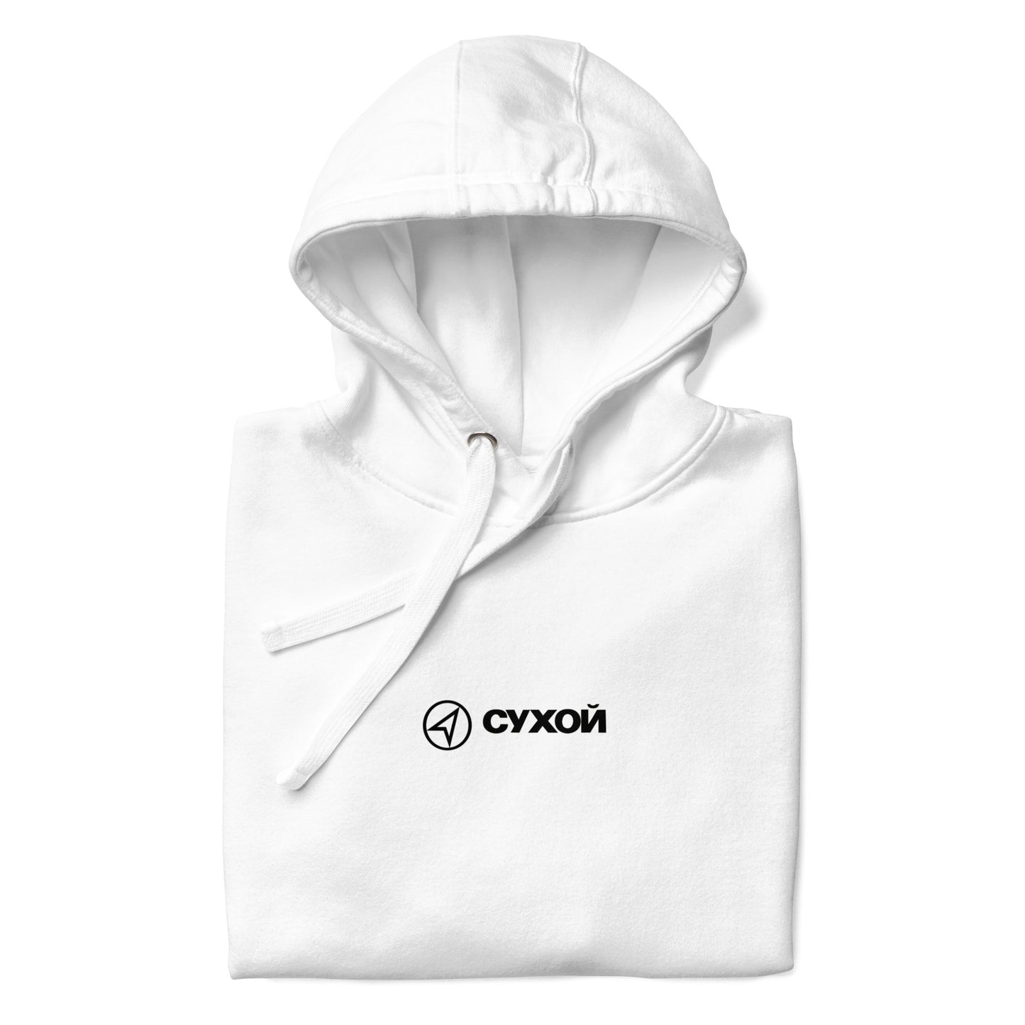 Hand-drawn schematic of the SUKHOI SU‑57 FELON printed on a unisex hoodie.