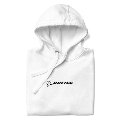 Hand-drawn schematic of the BOEING AH-64E APACHE GUARDIAN printed on a unisex hoodie.