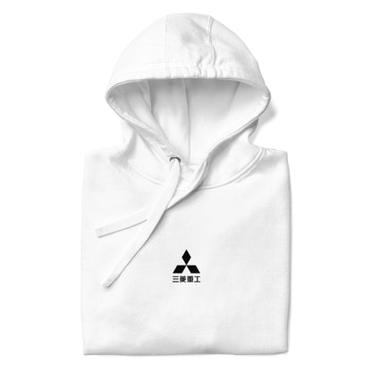 Hand-drawn schematic of the Mitsubishi F-15DJ Eagle Aggressor Minokasago Lionfish camouflage livery printed on a unisex hoodie.