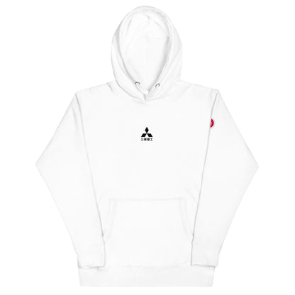 Hand-drawn schematic of the Mitsubishi F-15J Eagle 204th Tactical Fighter Squadron 2024 Churashima Air Fiesta livery on a hoodie.