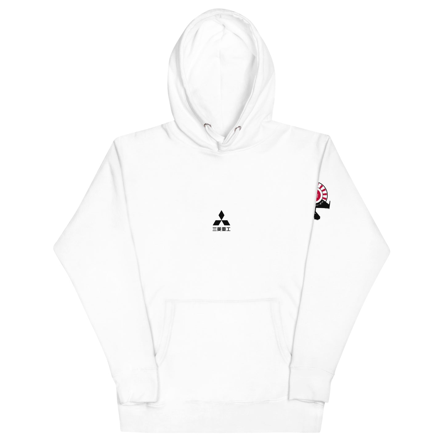 Hand-drawn schematic of the Mitsubishi F-2A Viper Zero Yatagarasu 60th Anniversary 6th Fighter Squadron livery on a unisex hoodie.