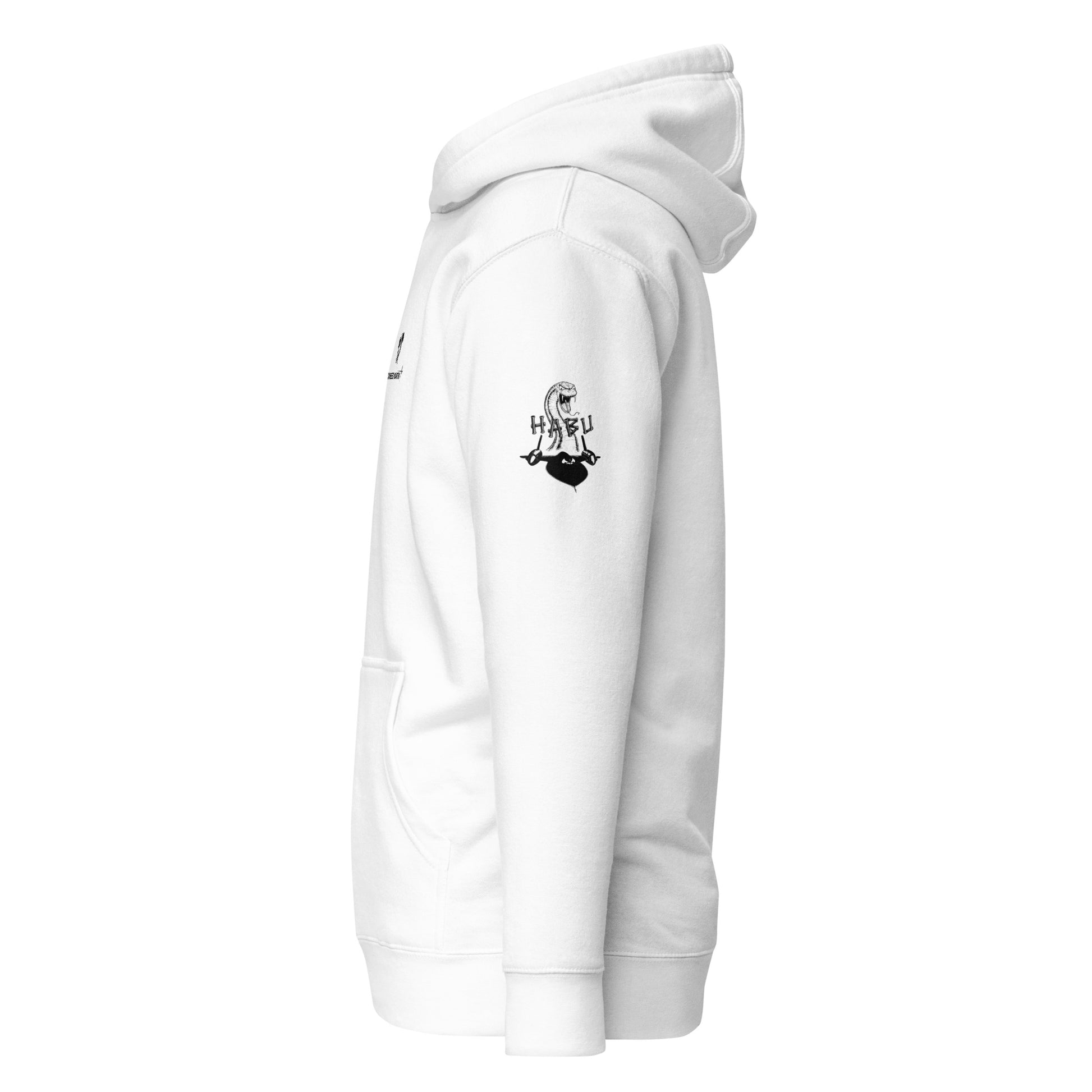 Hand-drawn schematic of the LOCKHEED MARTIN SKUNK WORKS SR-71 BLACKBIRD printed on a unisex hoodie.