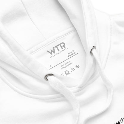 Hand-drawn schematic of the LOCKHEED MARTIN F-35C LIGHTNING II printed on a unisex hoodie.