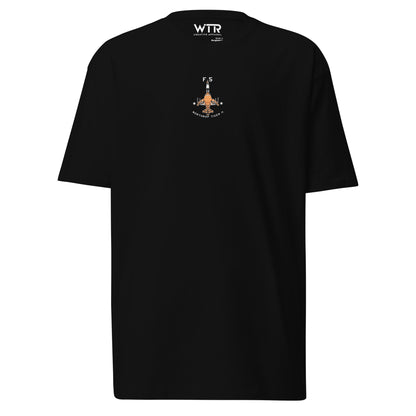 Northrop F-5E Tiger II Hand-Drawn Black T-Shirt