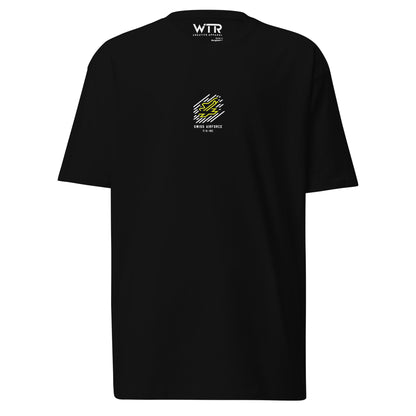 McDonnell Douglas F/A-18C Hornet Swiss Airforce Edition Hand-Drawn Black T-Shirt