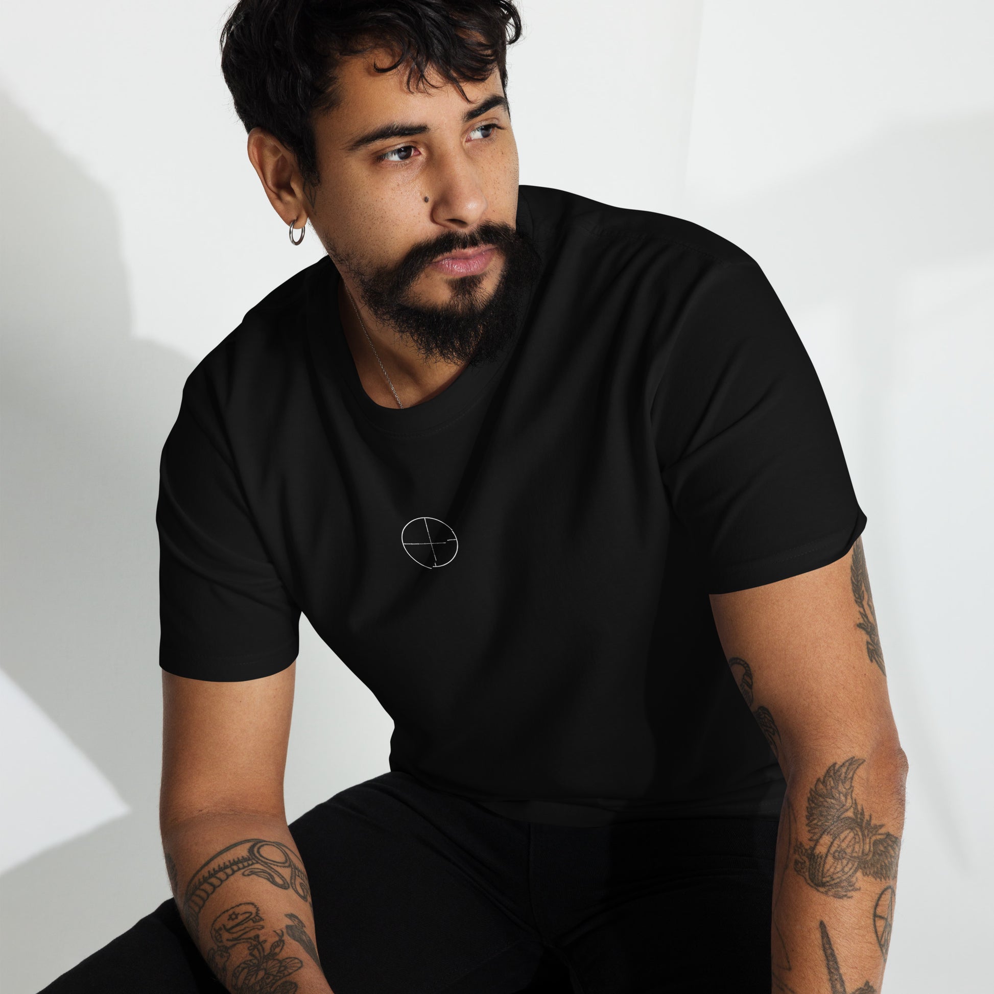 Barrett M82A1 .50 BMG Hand-Drawn Schematic Heavyweight Black T-Shirt