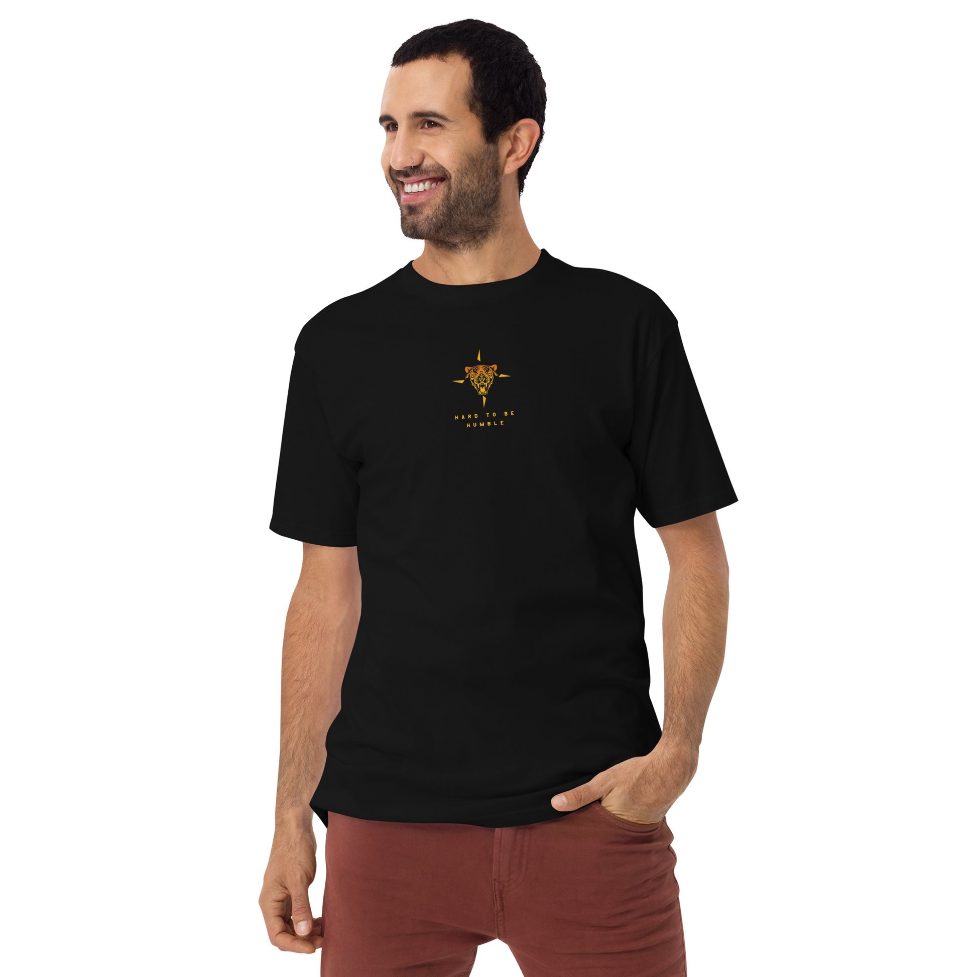 Hand-drawn schematic of the F-16 Belgian Air Force 31st Tiger Squadron 65th Anniversary livery on a premium t-shirt.