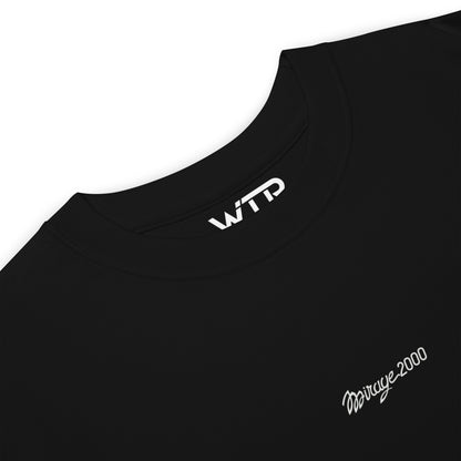 Dassault Mirage 2000 Hand-Drawn Black T-Shirt