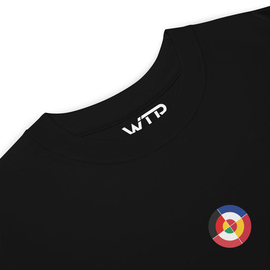 Eurofighter Typhoon EF2000 Hand-Drawn Black T-Shirt