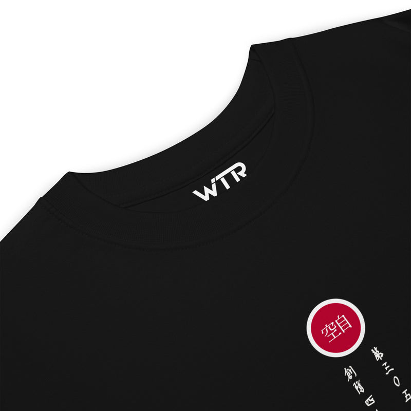 Hand-drawn schematic of the MITSUBISHI F-15J 305TH TACTICAL FIGHTER SQUADRON 50 YEARS printed on a heavyweight T-shirt.