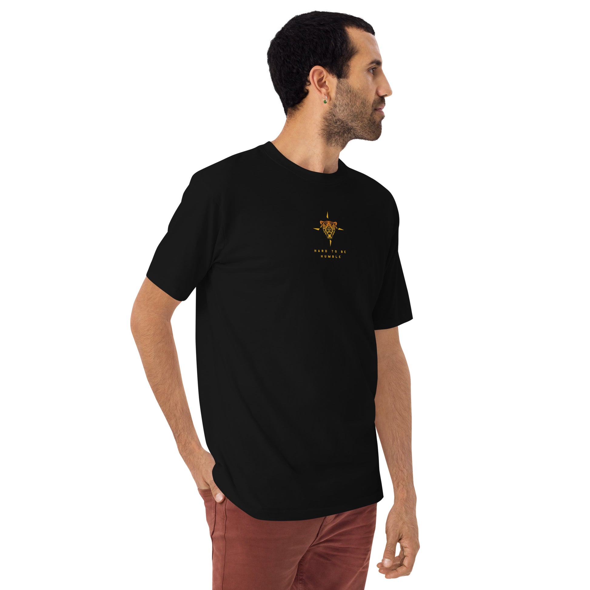 Hand-drawn schematic of the F-16 Belgian Air Force 31st Tiger Squadron 65th Anniversary livery on a premium t-shirt.